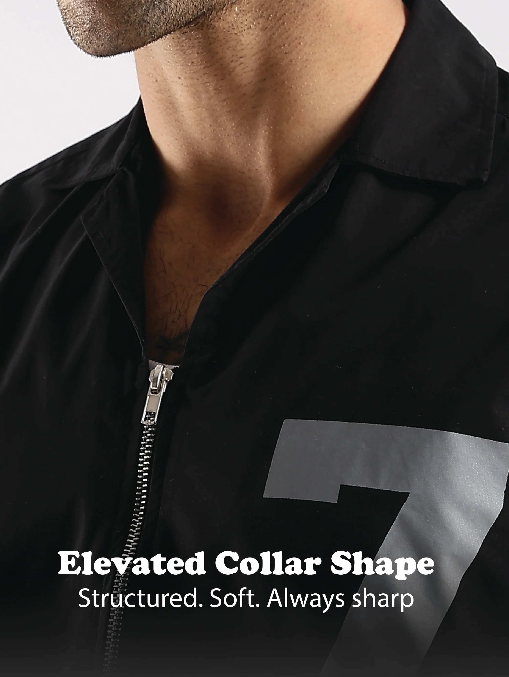 Men Black Slim Fit Shirt - Image 12