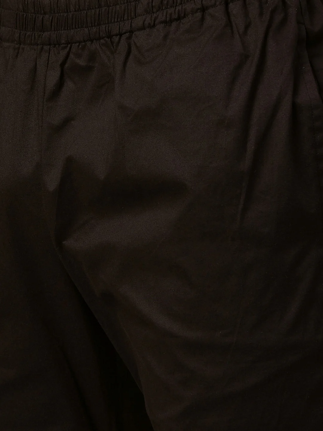 Men Black Solid Pyjamas - Image 5