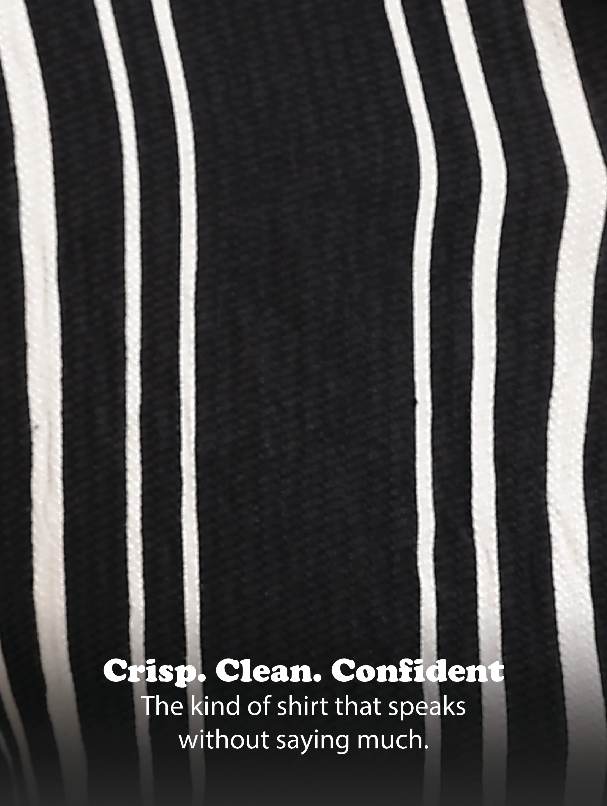 Men Black Striped Shirt - Image 12