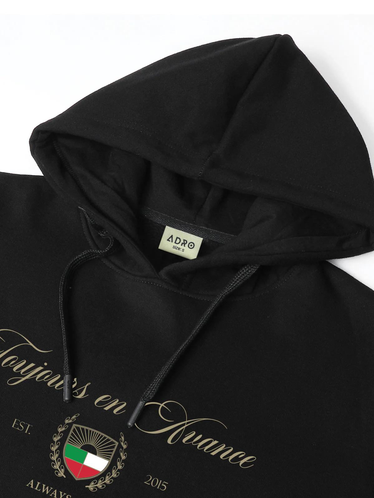 Men Black Printed Hoodie - Image 5