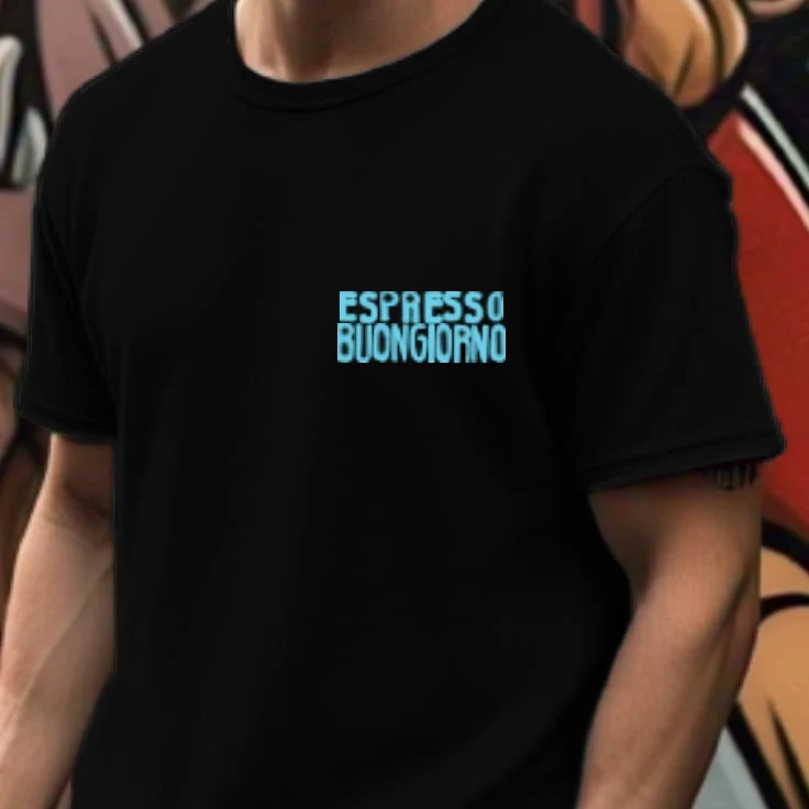 Men Black Typography Oversized T-Shirt - Image 5