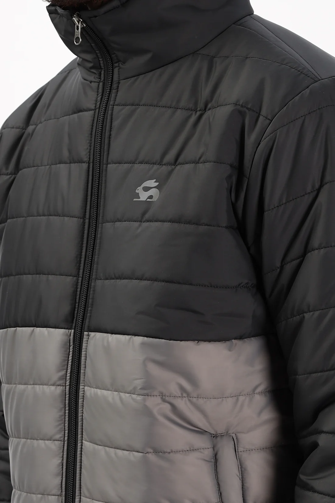 Men Black Winter Ready Bomber Jacket - Image 3