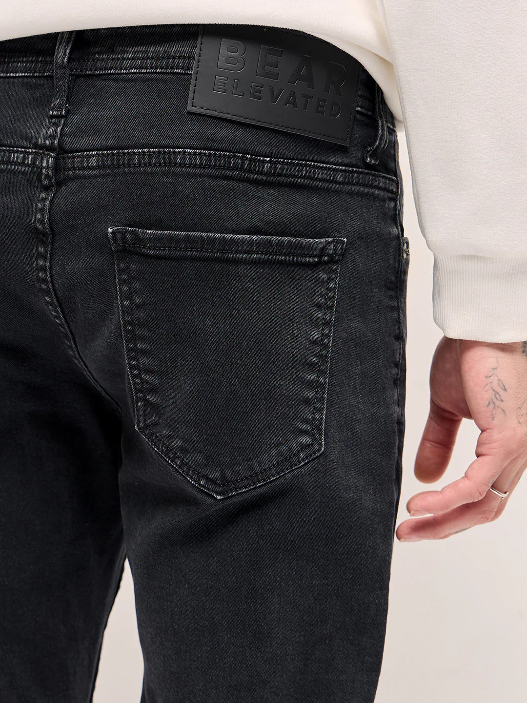 Men BlackLight Fade Mid-Rise Slim Fit Jeans - Image 6
