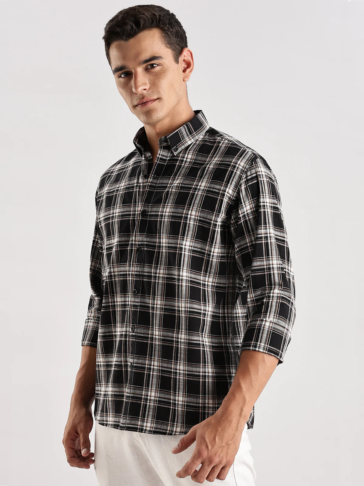 Men Black Casual Shirt - Image 4