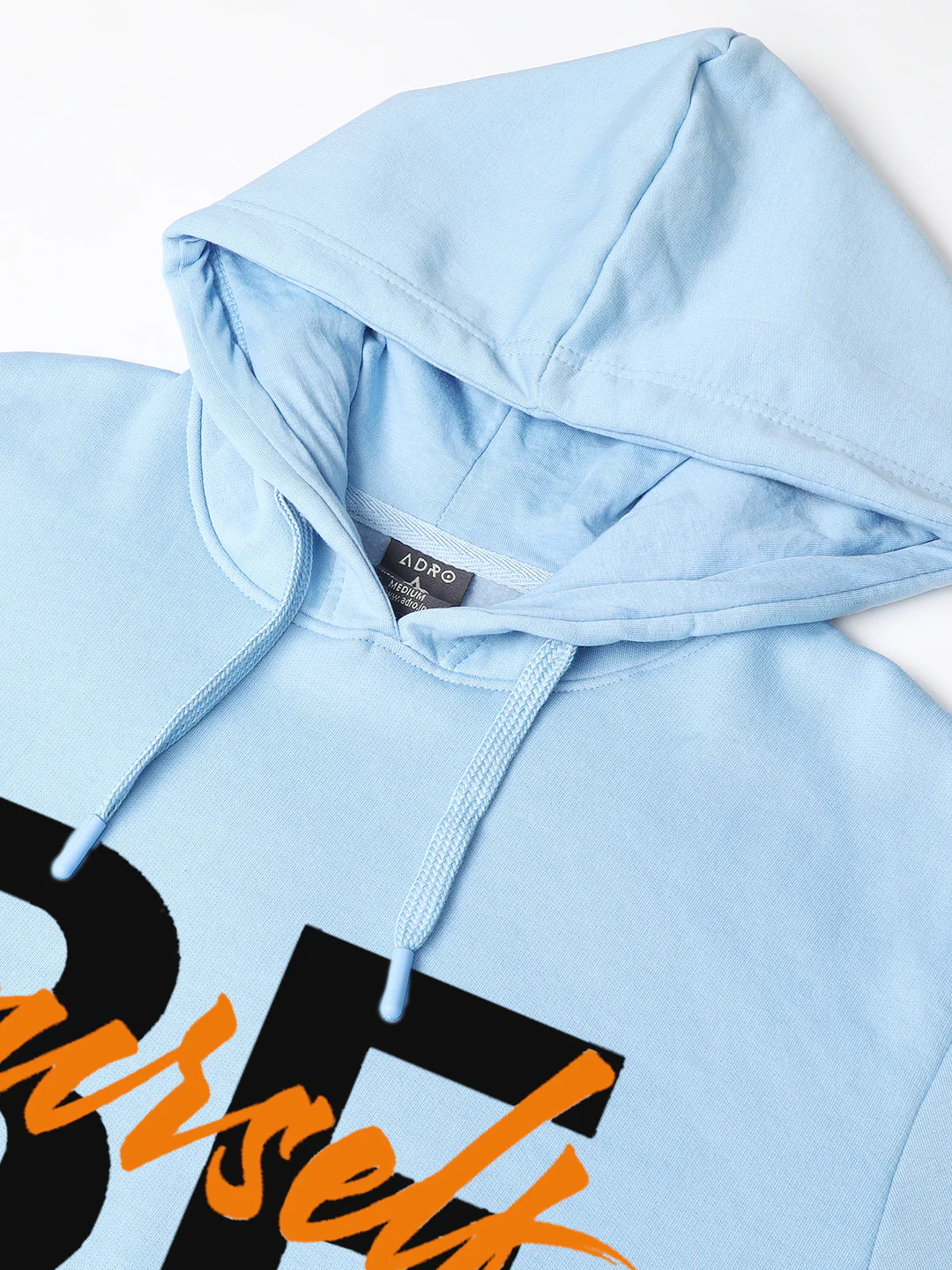 Men Blue Be Yourself ton Printed Hoodie - Image 4