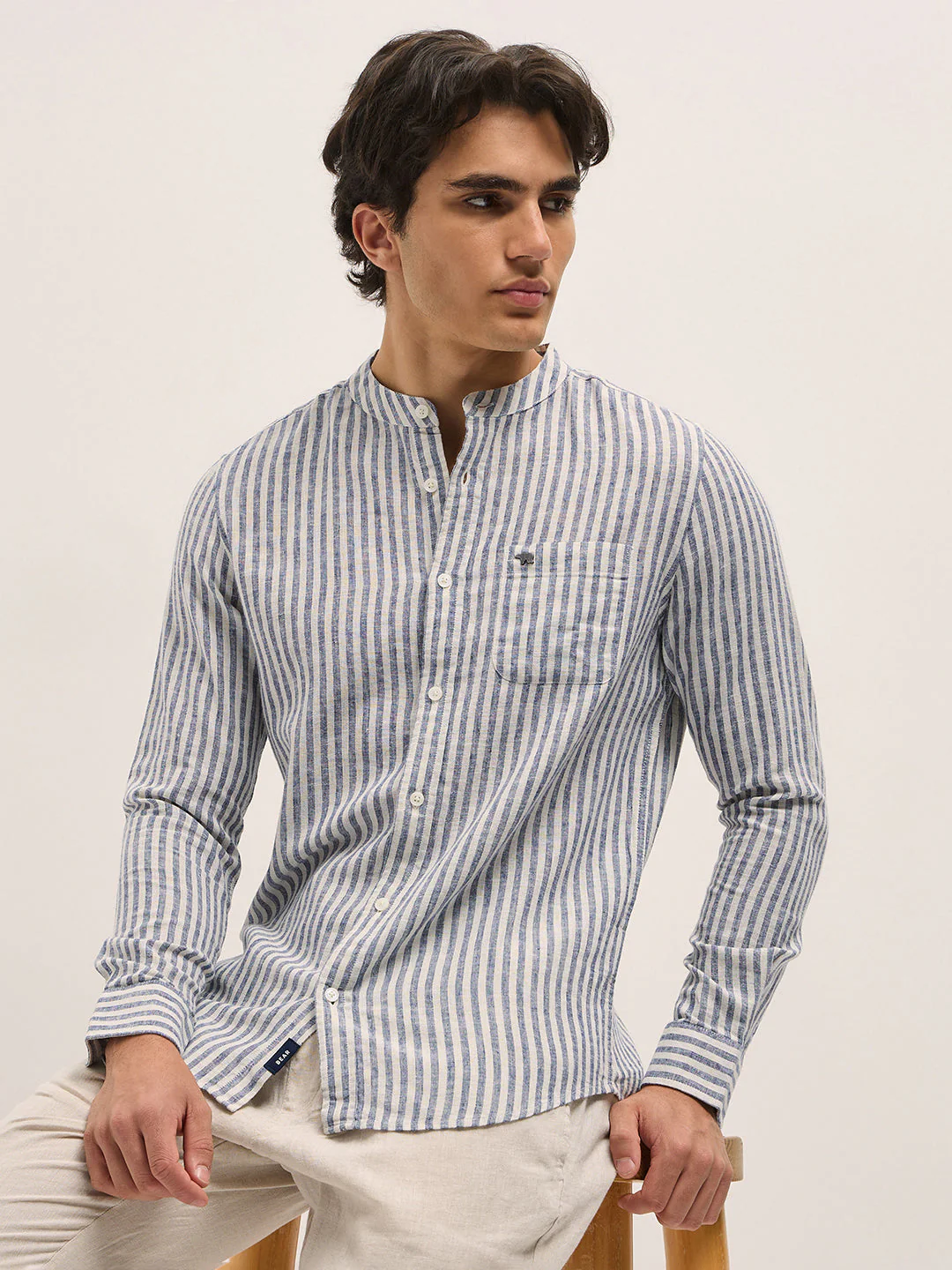 Men Blue Casual Shirt