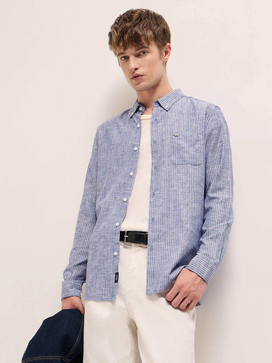 Men Blue Casual Shirt