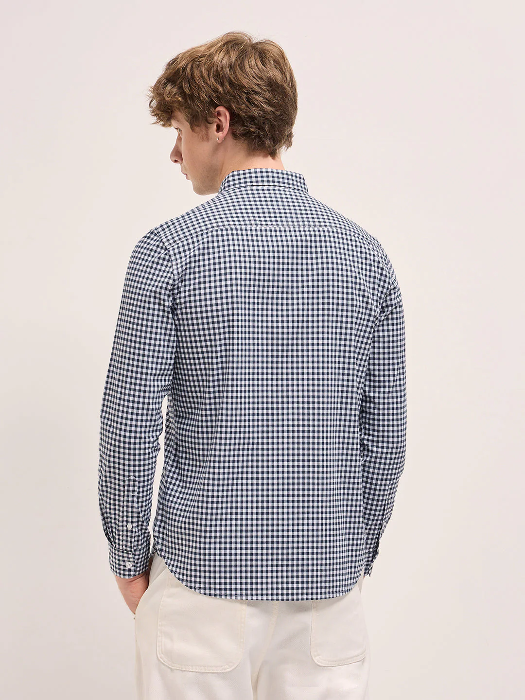 Men Blue Casual Shirt - Image 2