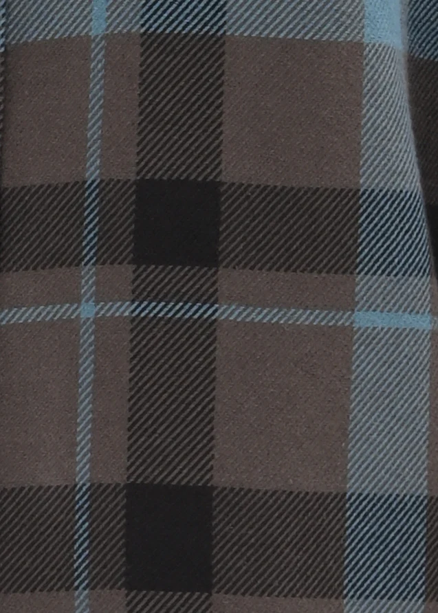 Men Blue Classic Checked Shirt - Image 6