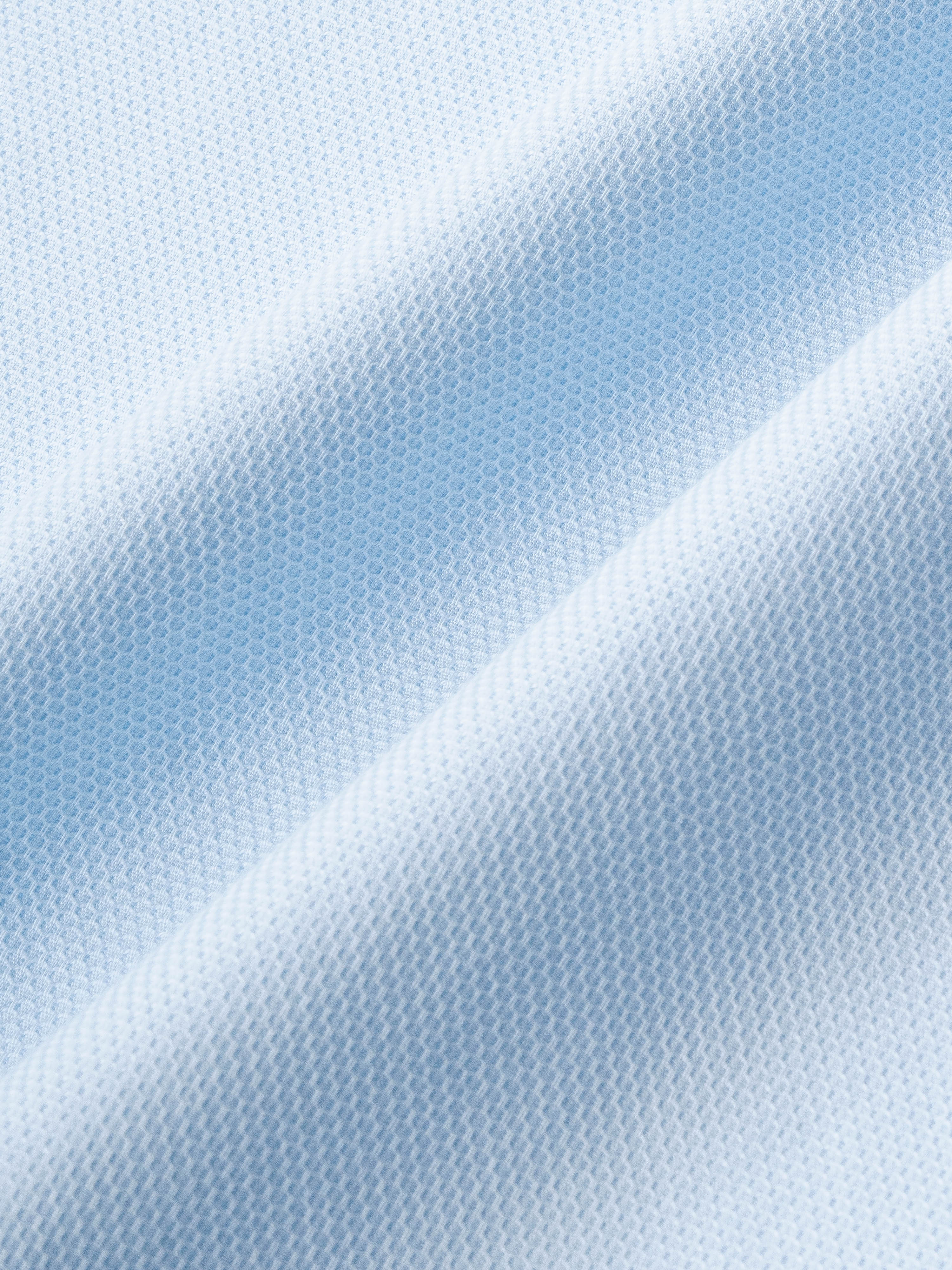 Men Blue Cotton Shirt - Image 7