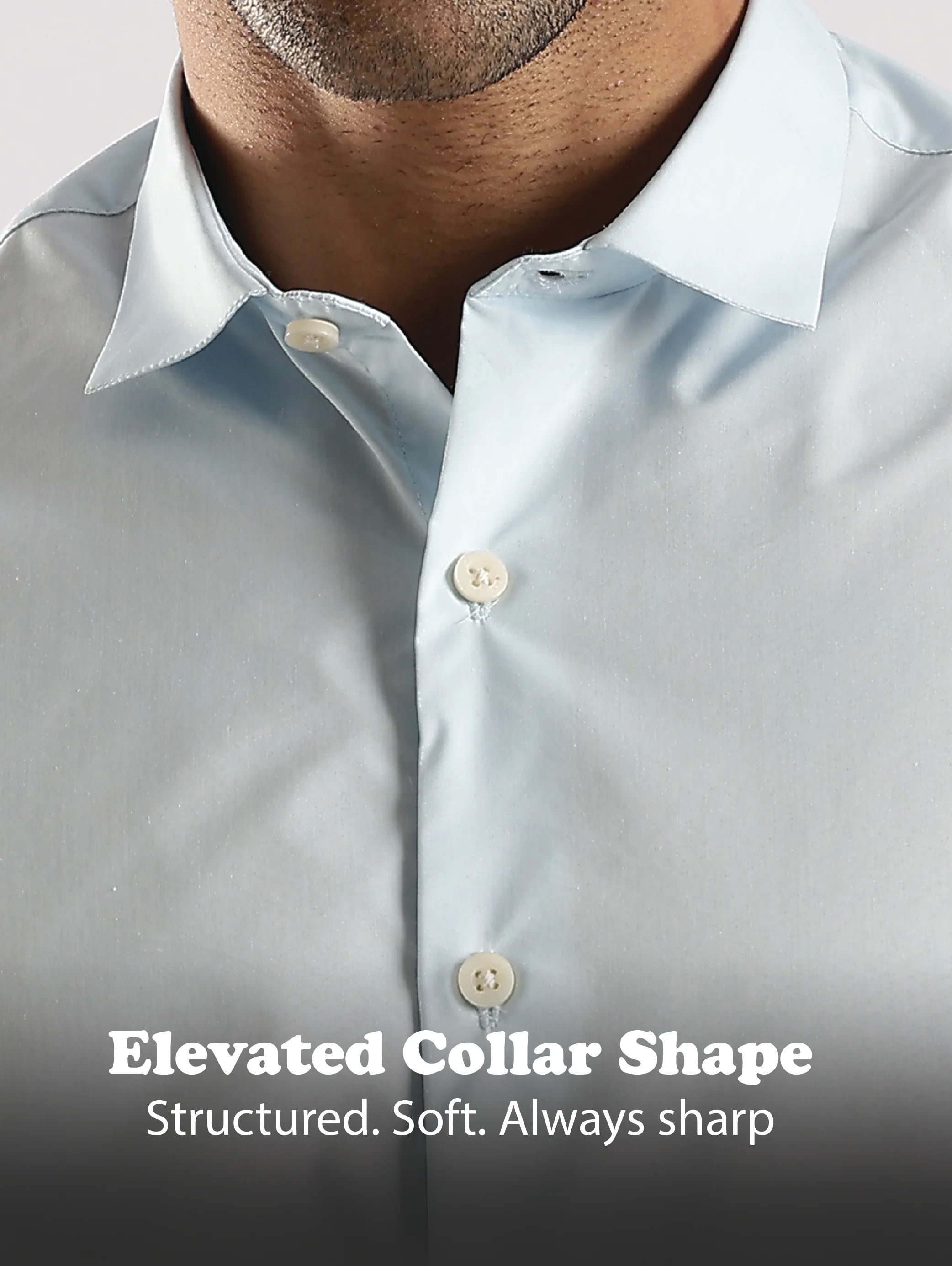 Men Blue Cotton Slim Fit Shirt - Image 12