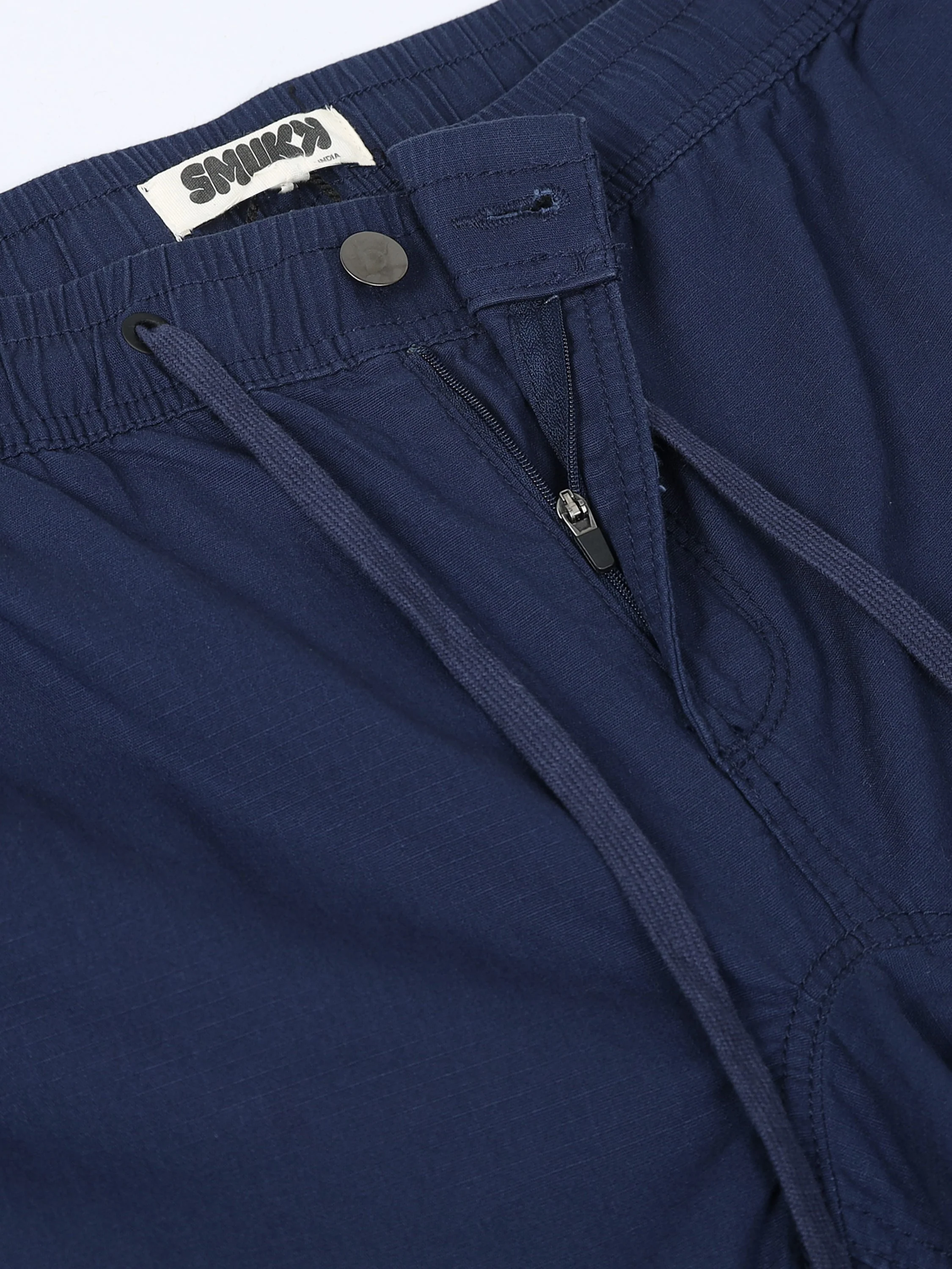 Men Blue Jogger with 5 Pockets Elasticated Waist - Image 8