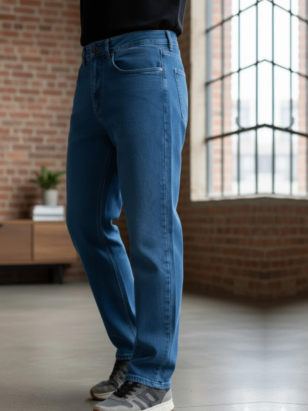 Men Blue Mid-Rise Jeans - Image 3