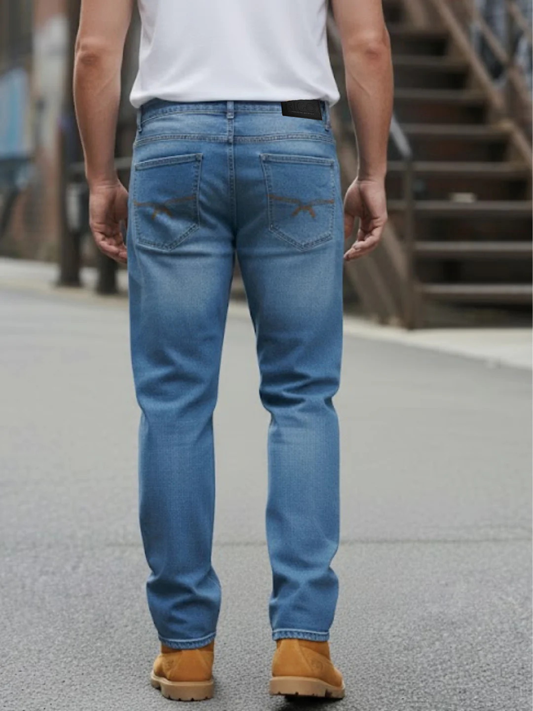 Men Blue Mid-Rise Jeans - Image 2