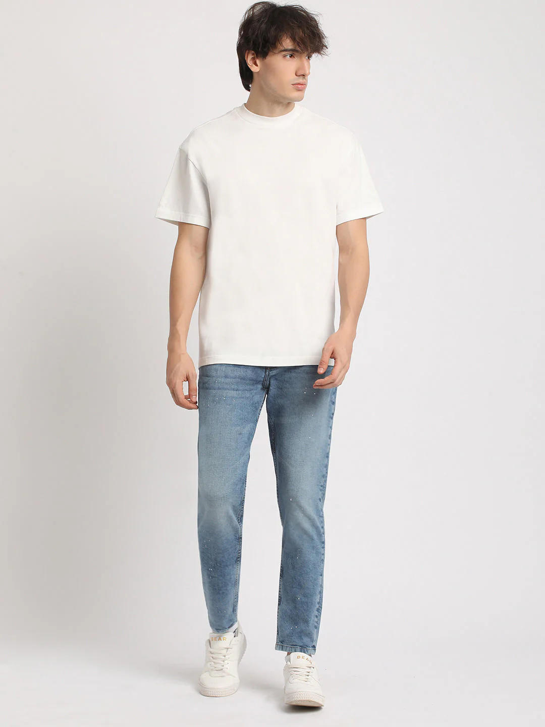 Men Blue Mid Rise Slim Fit Jean - Image 5