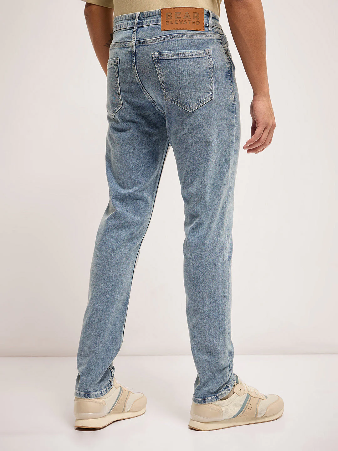 Men Blue Mid Rise Slim Fit Jean - Image 2