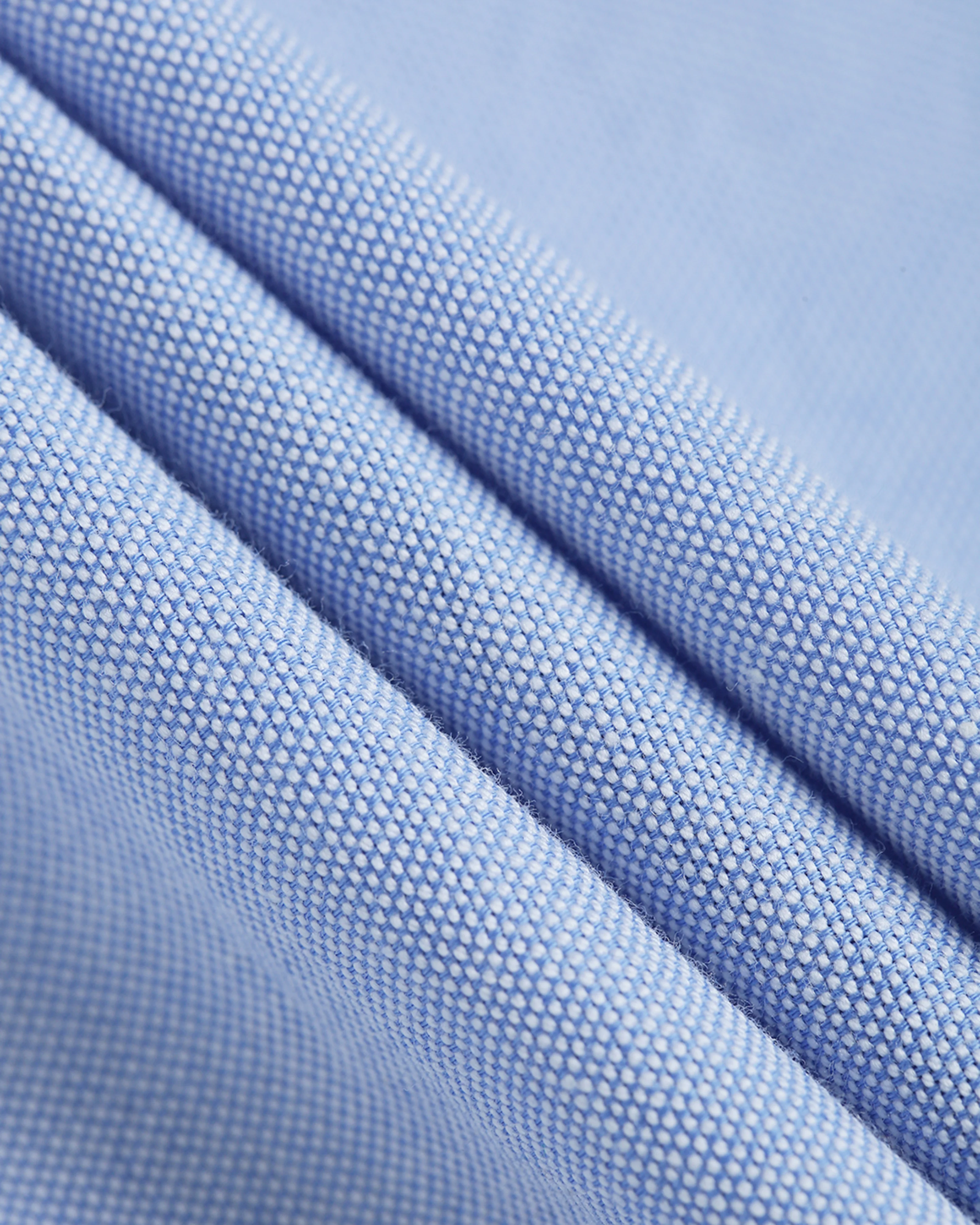 Men Blue Oxford Shirt - Image 6