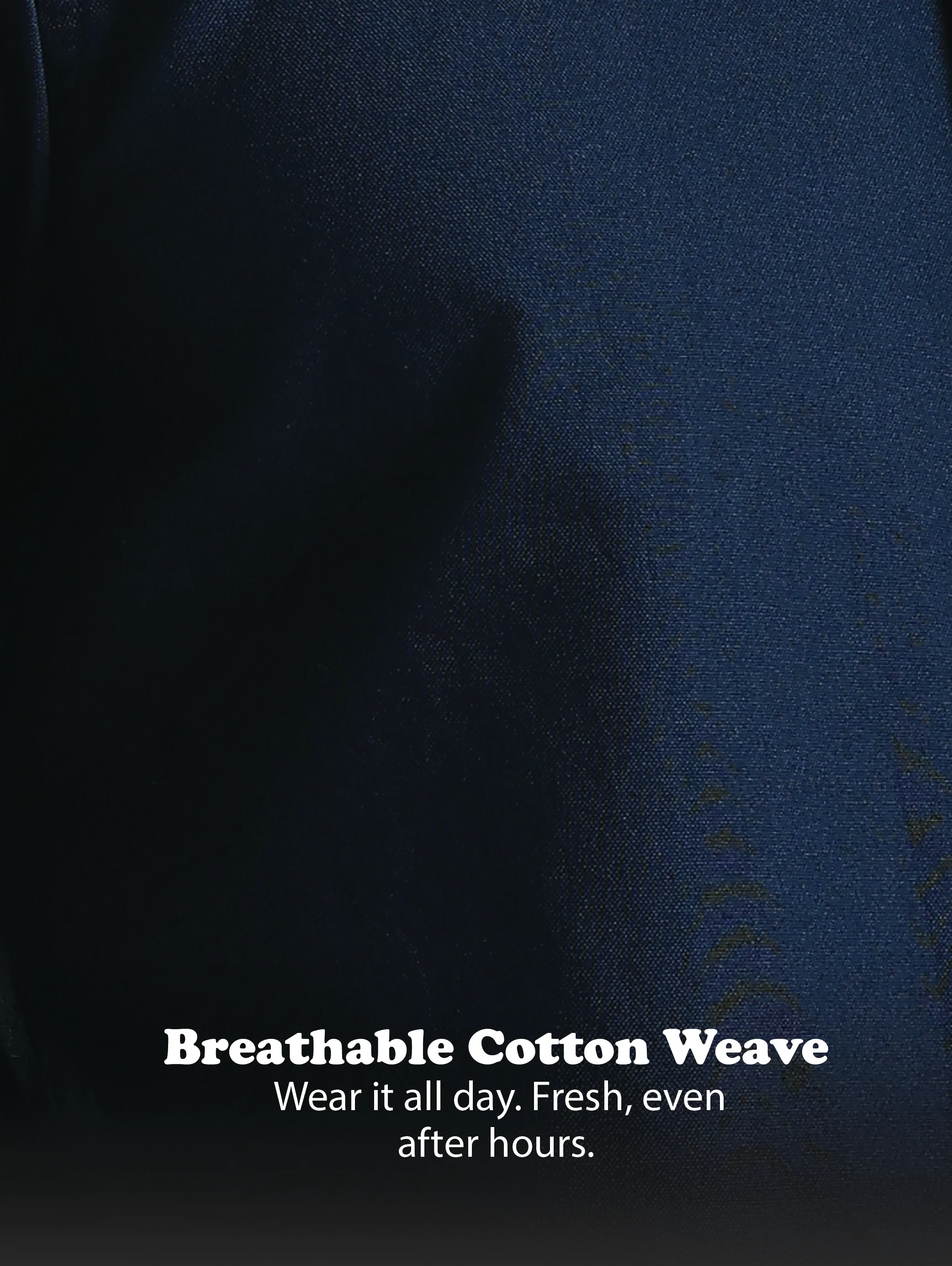 Men Blue Oxford Solid Shirt - Image 14