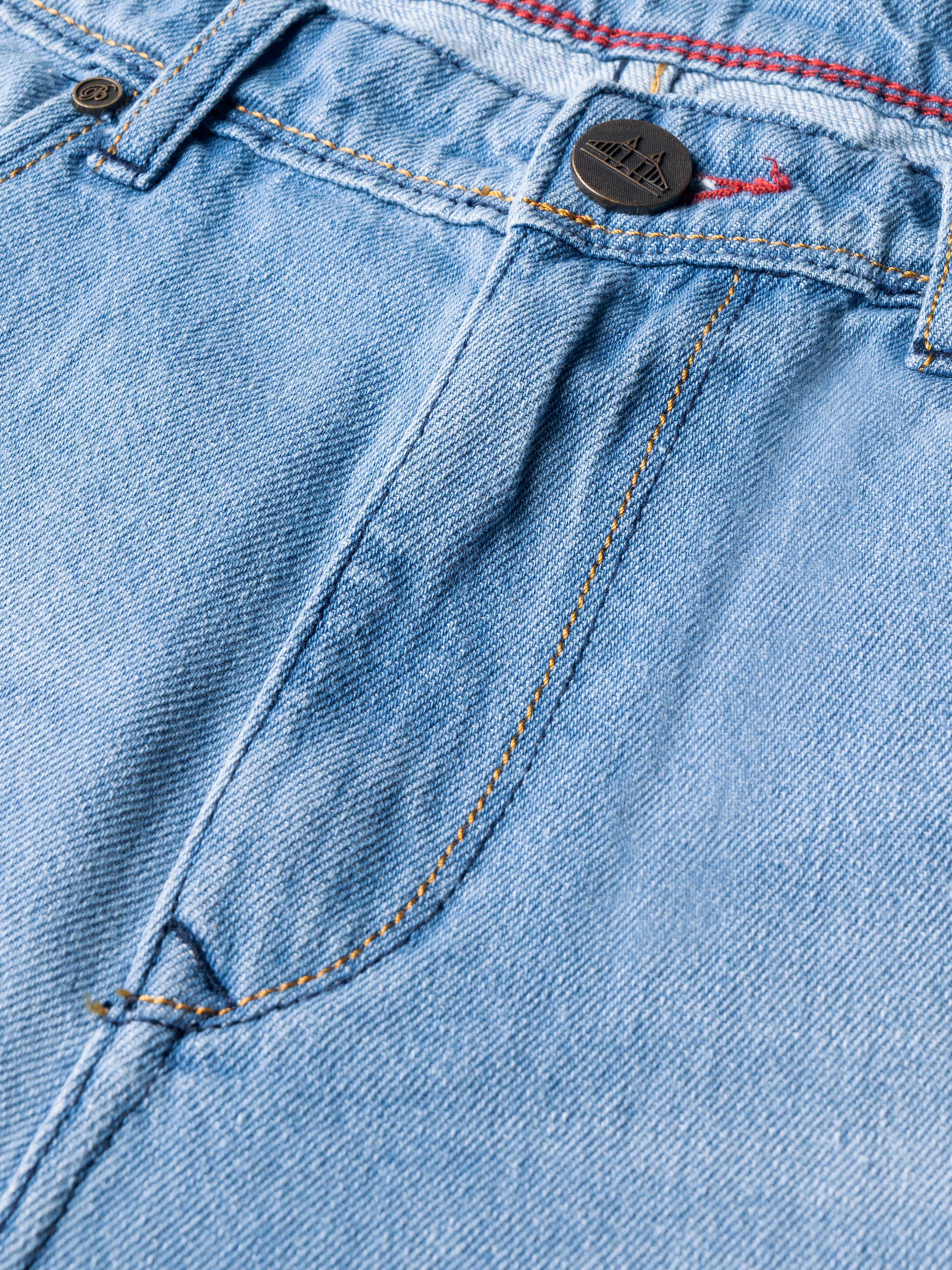 Men Blue Regular Fit Jeans - Image 11