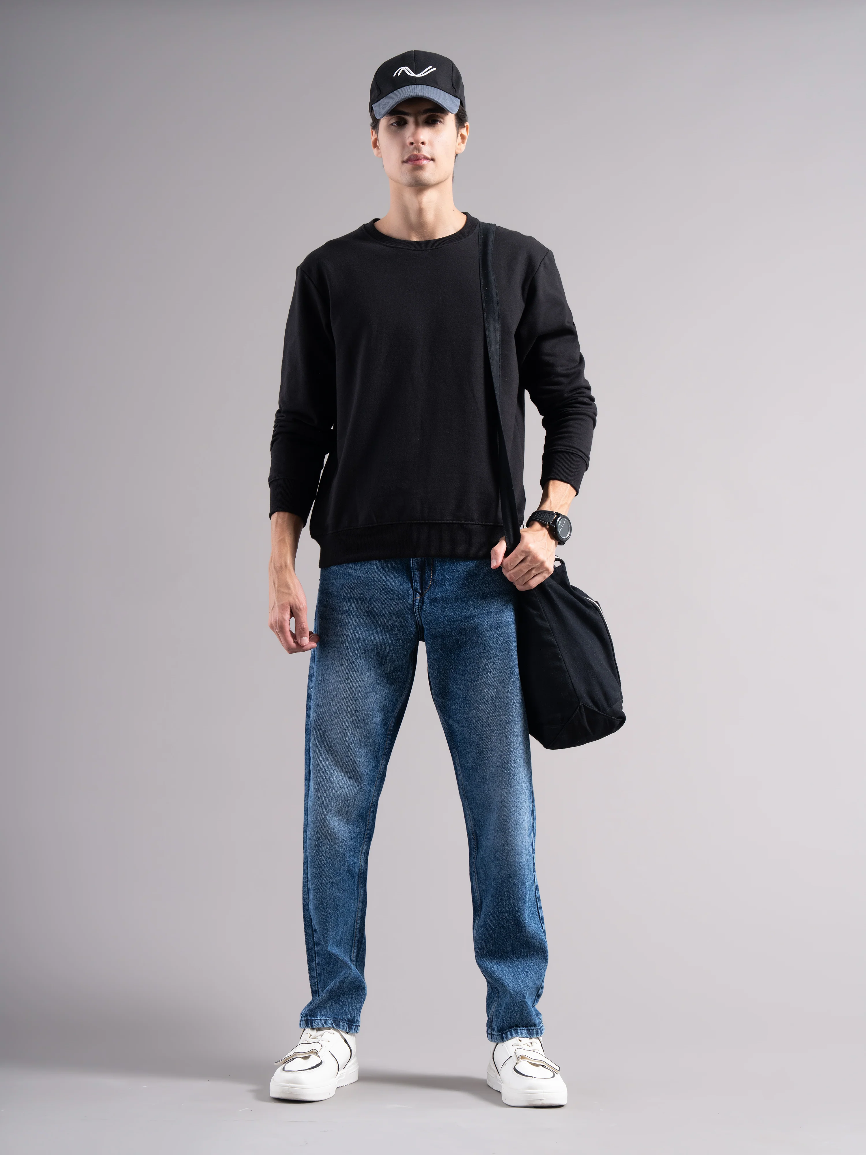 Men Blue Regular Fit Jeans - Image 6