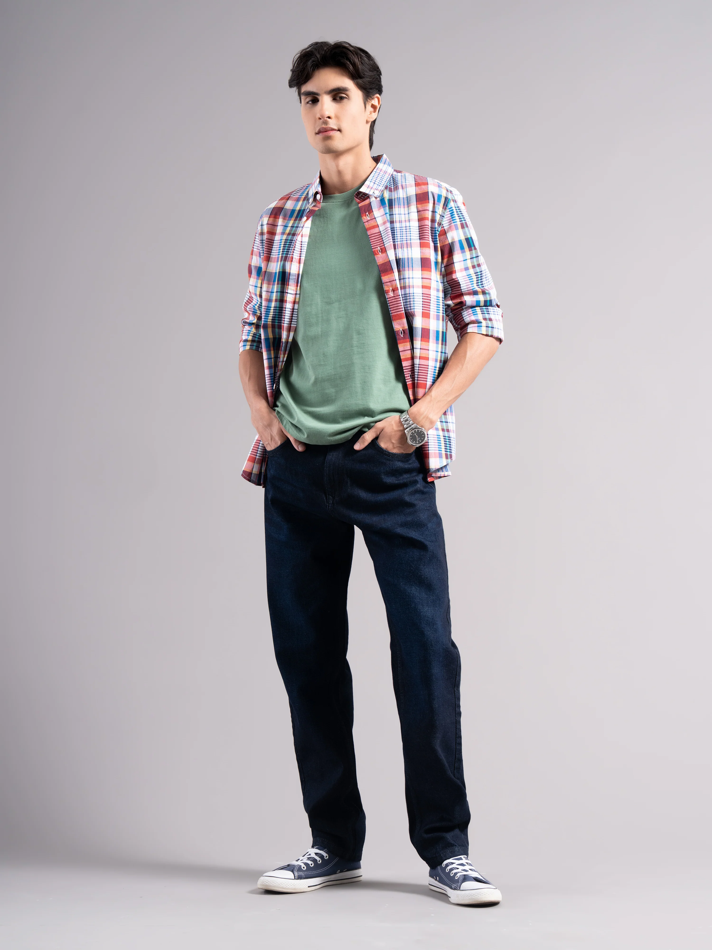 Men Blue Regular Fit Jeans - Image 2