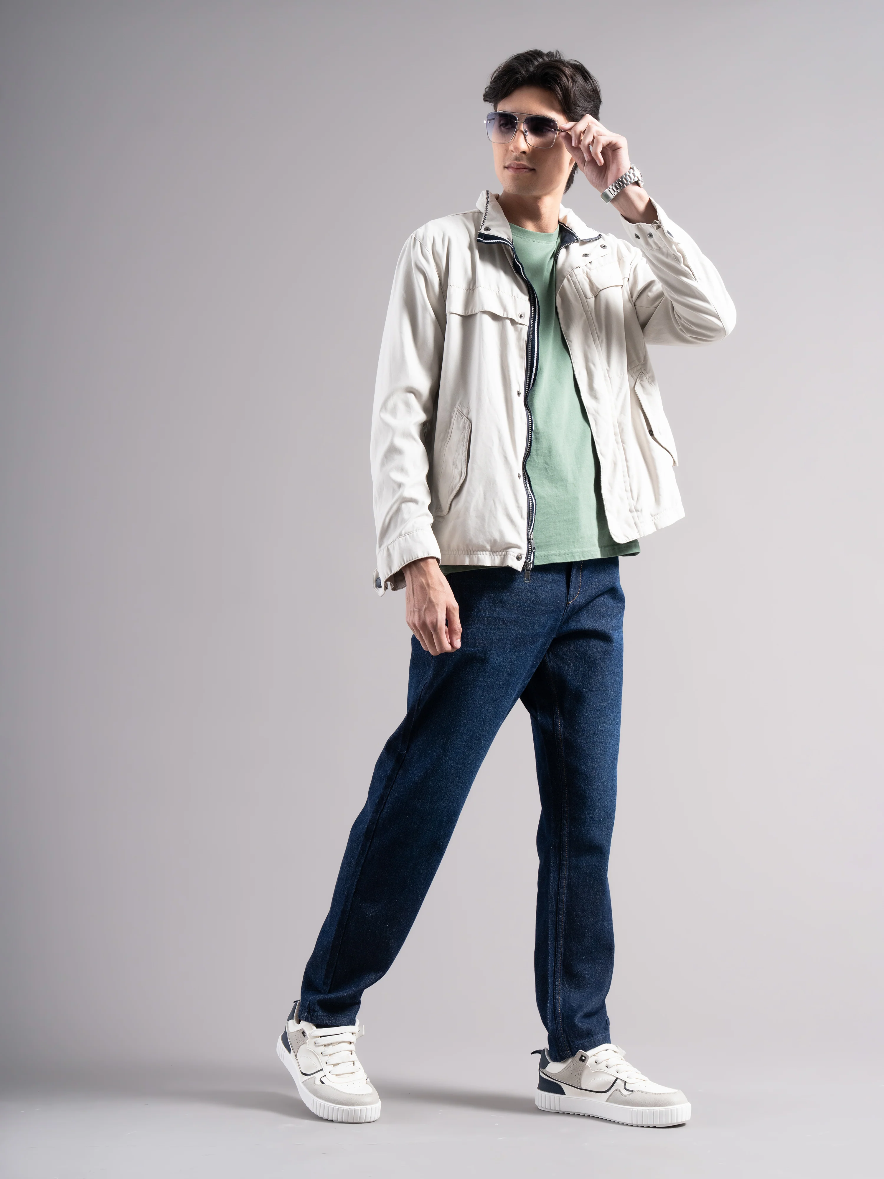 Men Blue Regular Fit Jeans - Image 2
