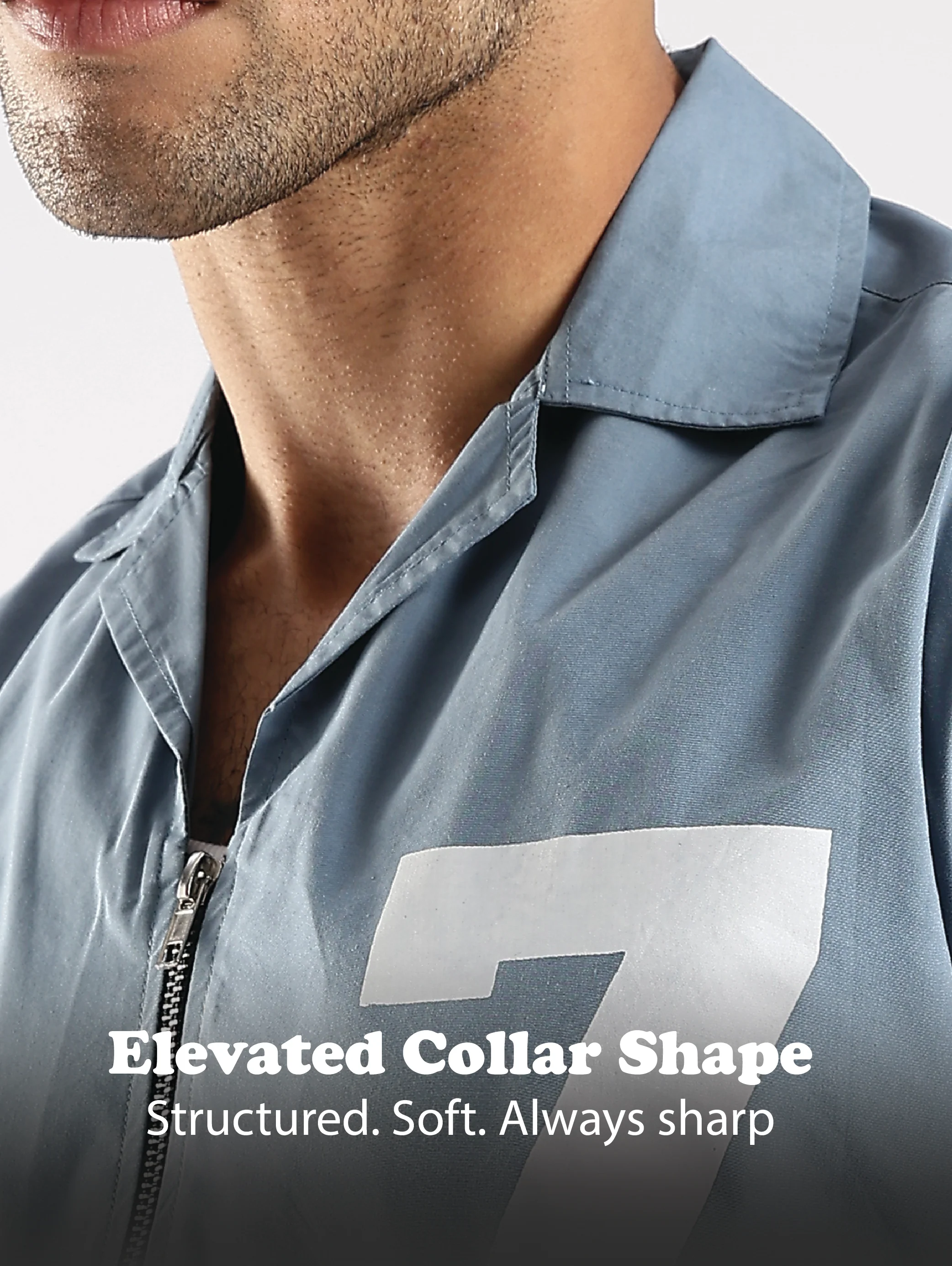Men Blue Slim Fit Shirt - Image 12