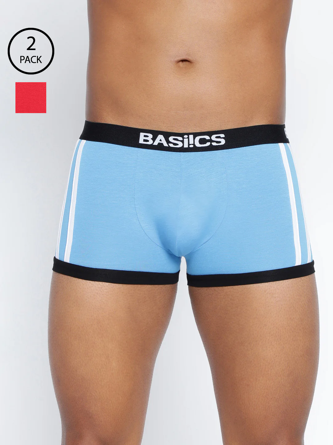 Men Body Boost Striped Trunk Pack of 2