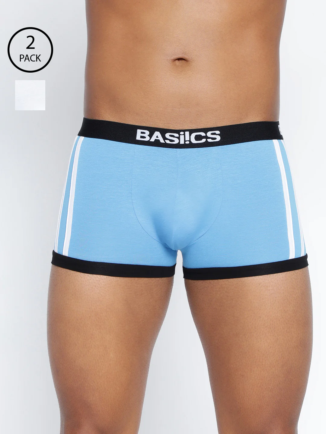 Men Body Boost Striped Trunk Pack of 2