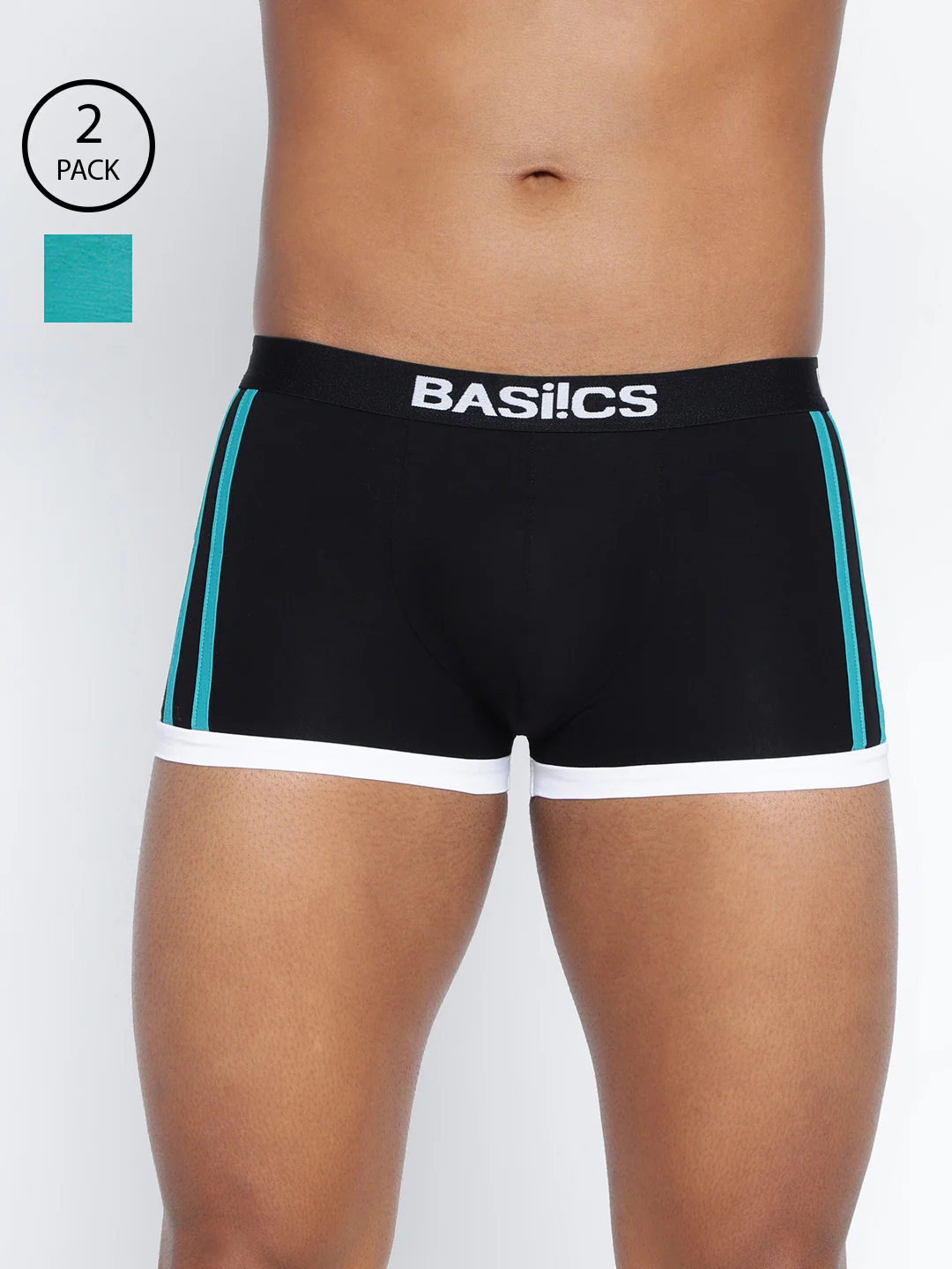 Men Body Boost Striped Trunk Pack of 2