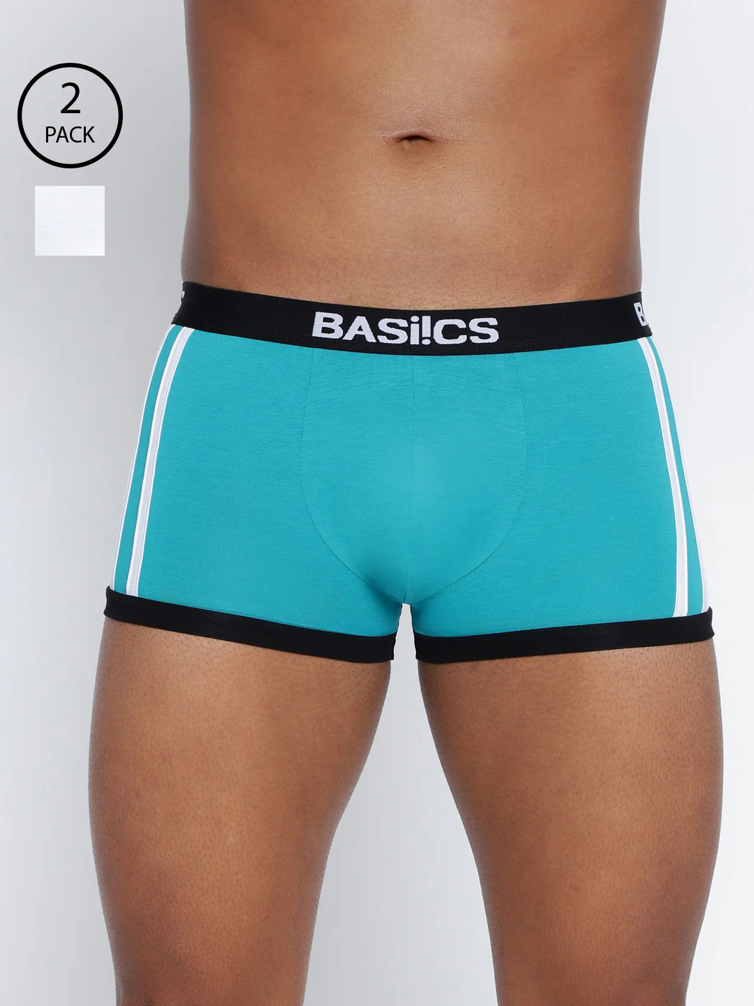 Men Body Boost Striped Trunk Pack of 2
