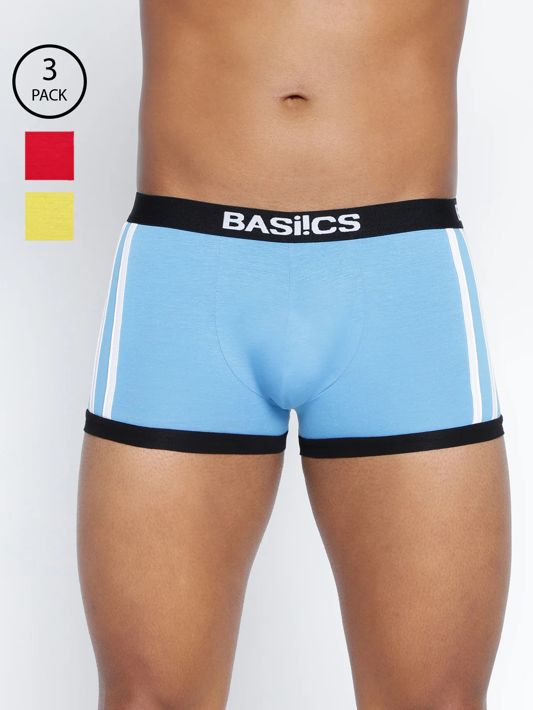 Men Body Boost Striped Trunk Pack of 3