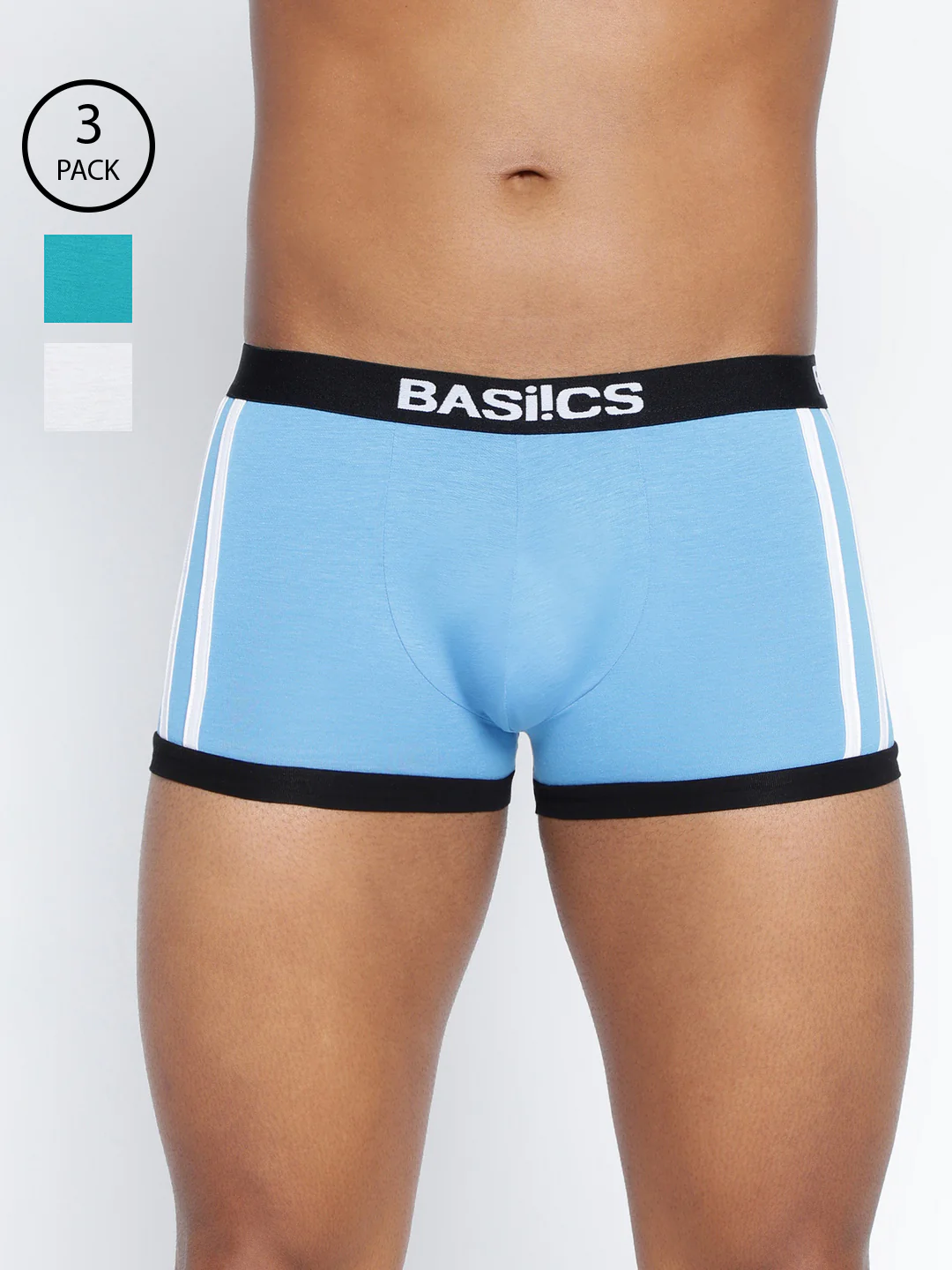 Men Body Boost Striped Trunk Pack of 3