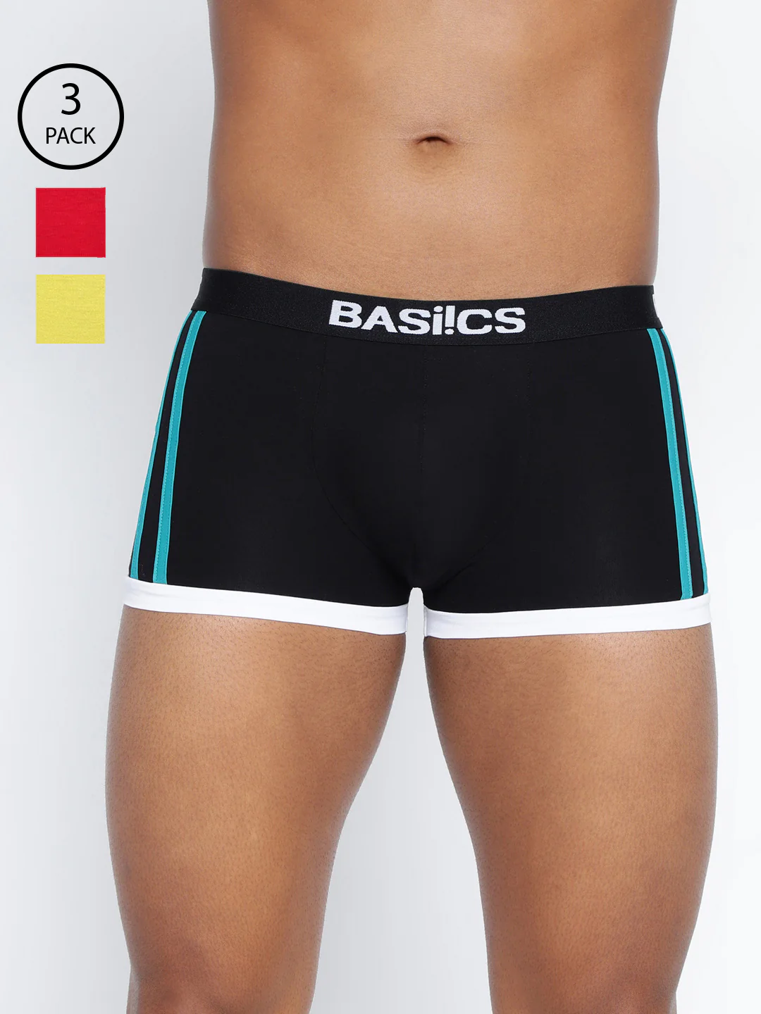 Men Body Boost Striped Trunk Pack of 3