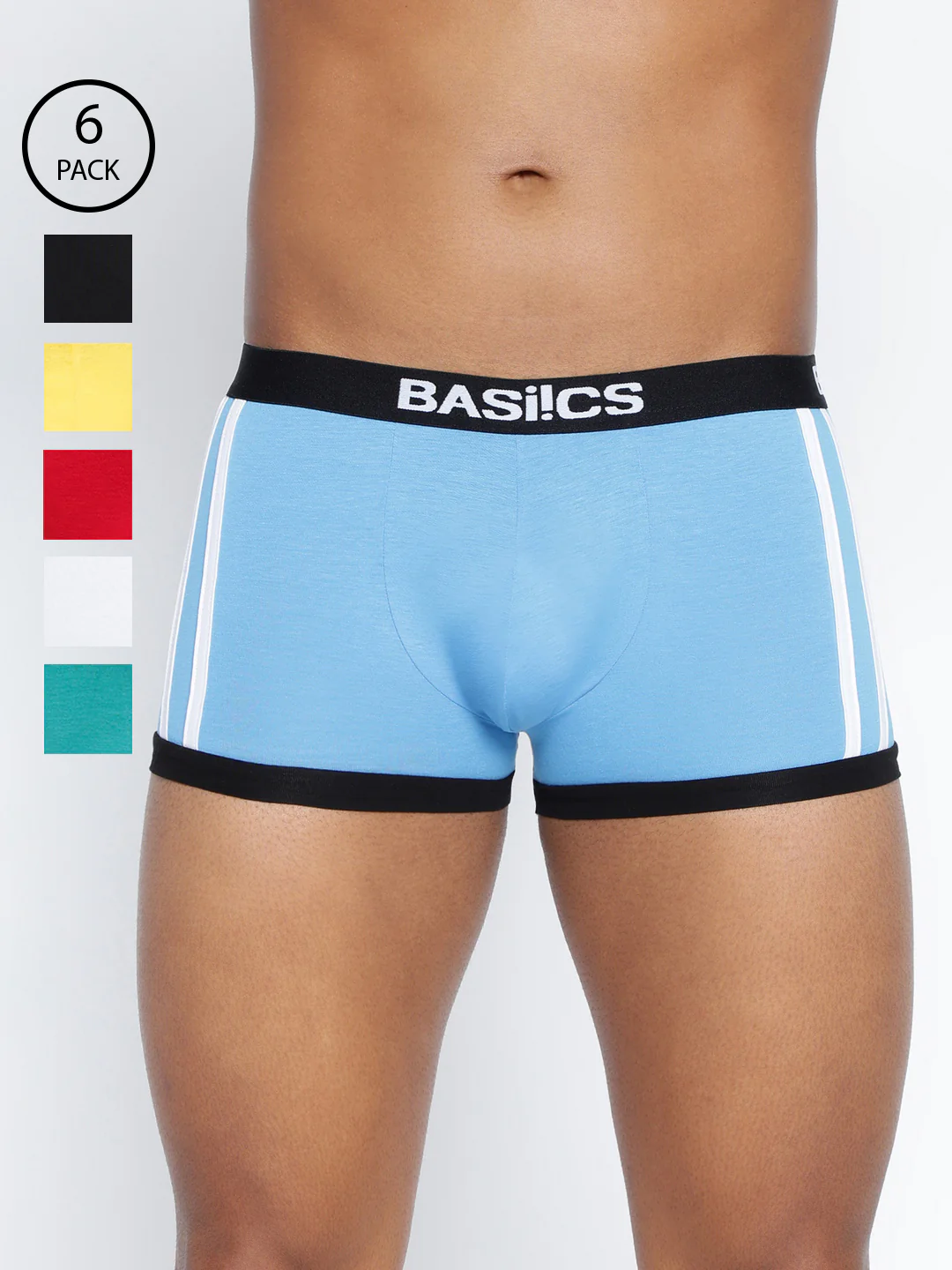 Men Body Boost Striped Trunk Pack of 6