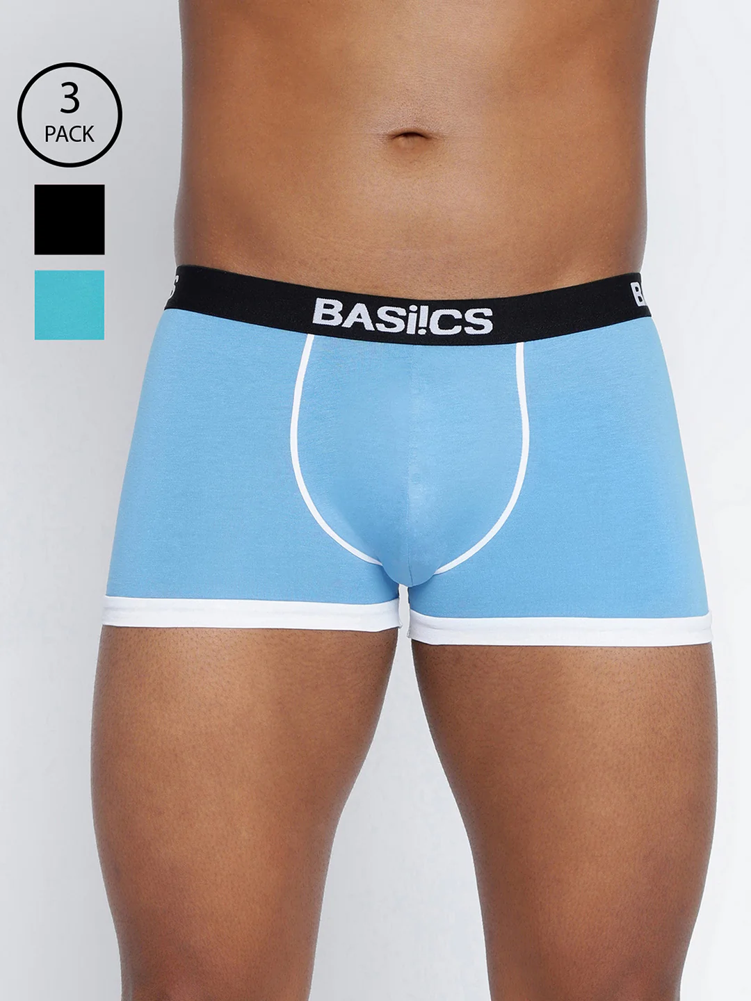 Men Bold Micro Sport Trunk Pack of 3