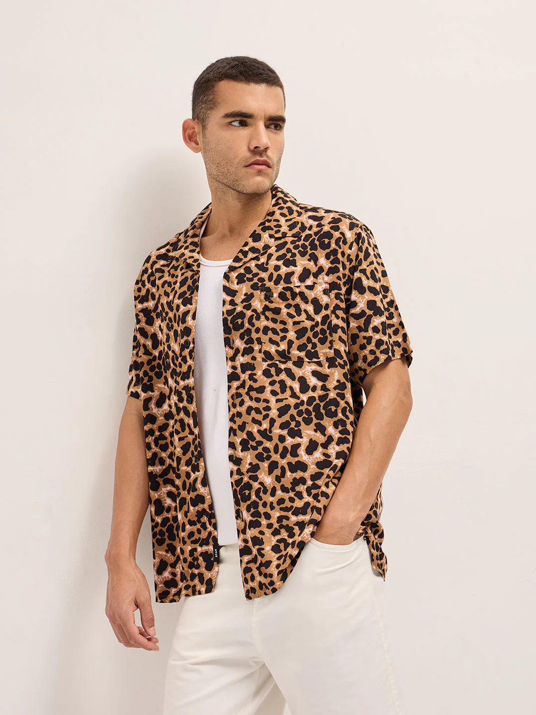 Men Brown Casual Shirt