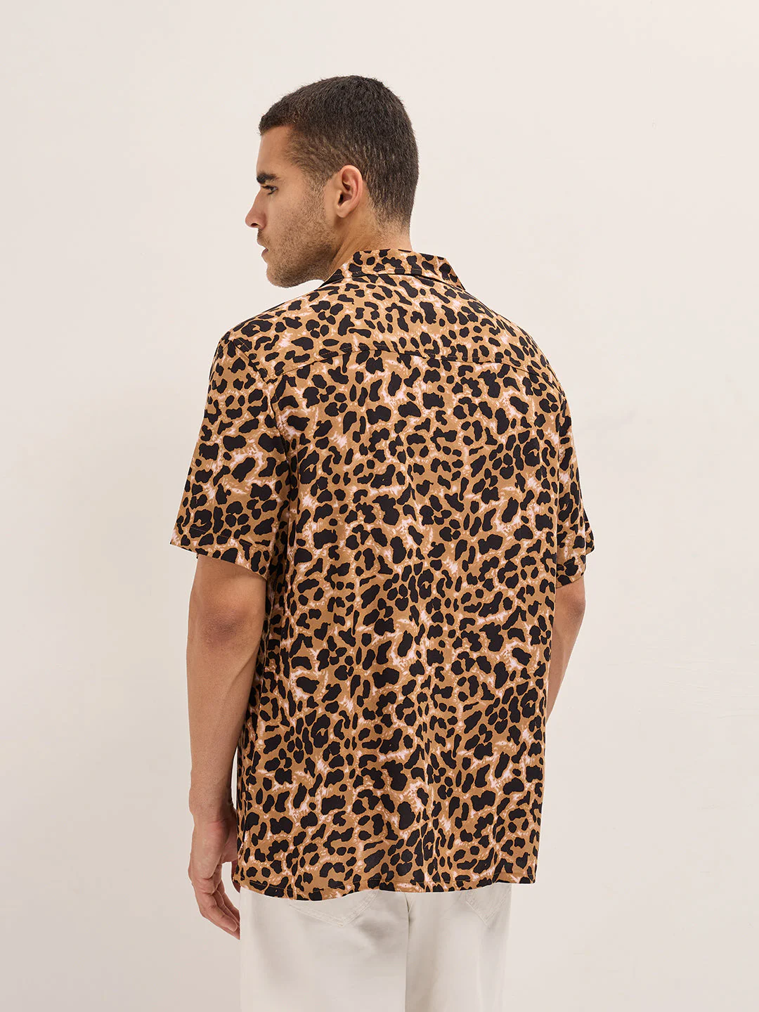 Men Brown Casual Shirt - Image 2