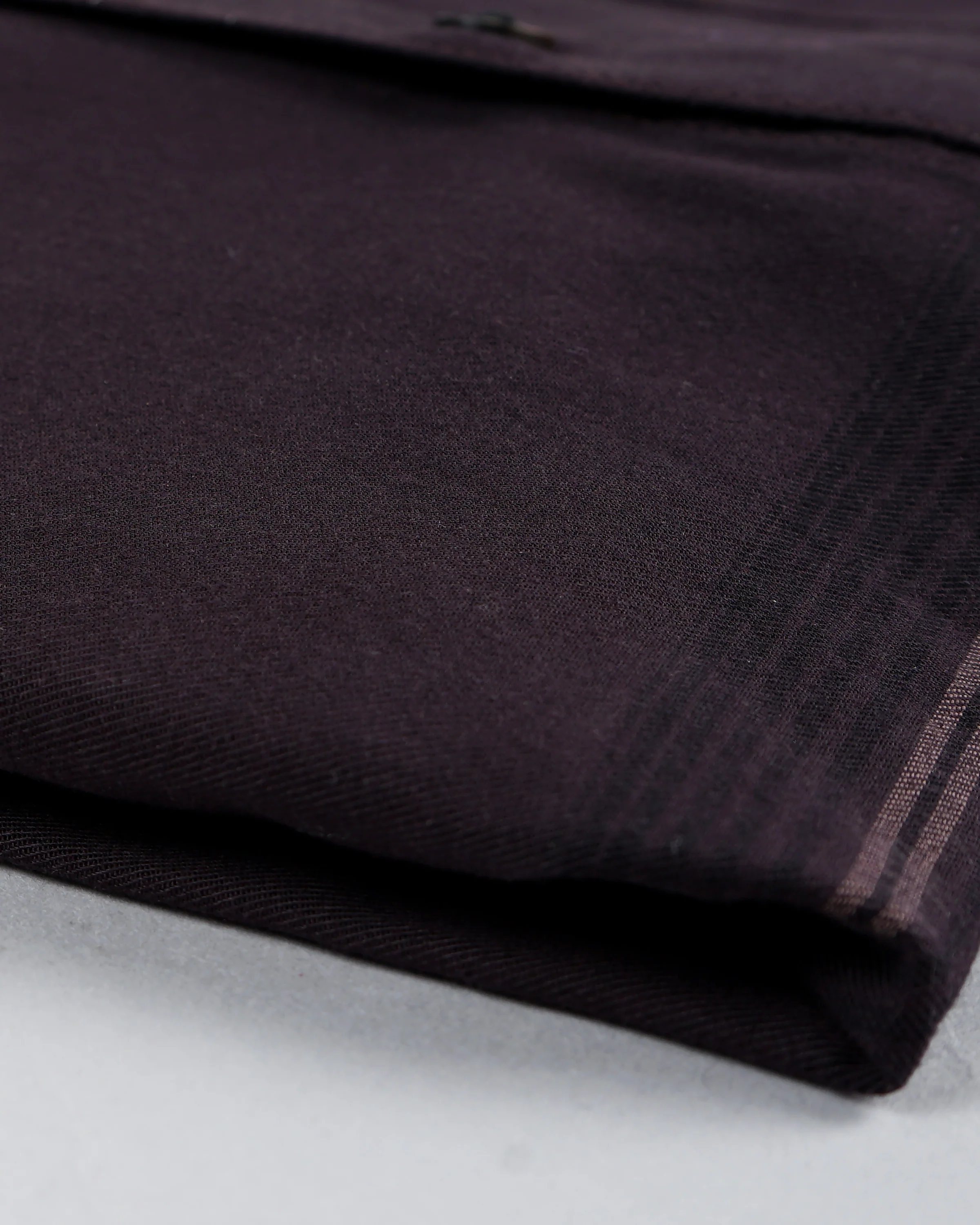 Men Brown Cotton Slim Shirt - Image 6