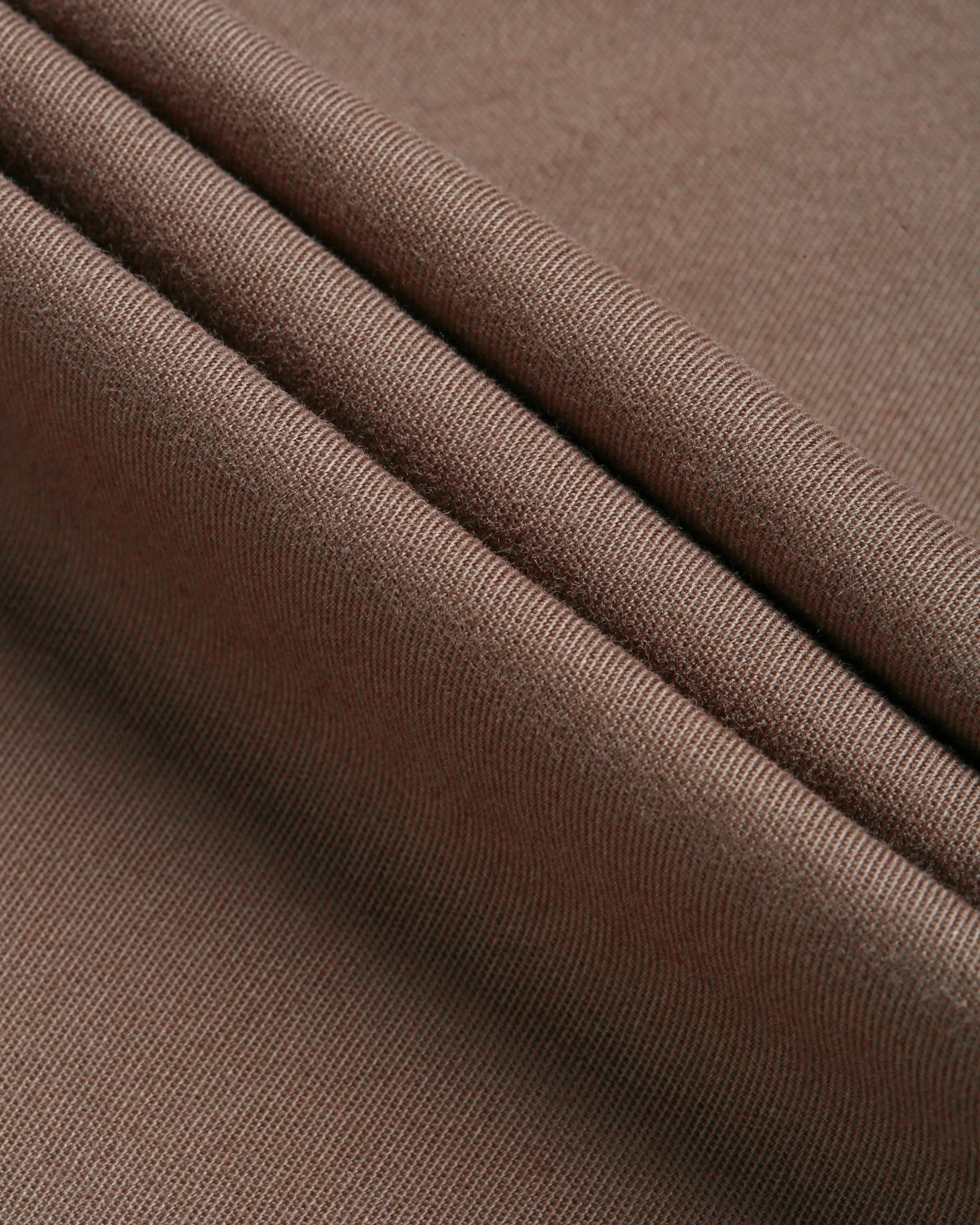 Men Brown Cotton Twill Shirt - Image 8