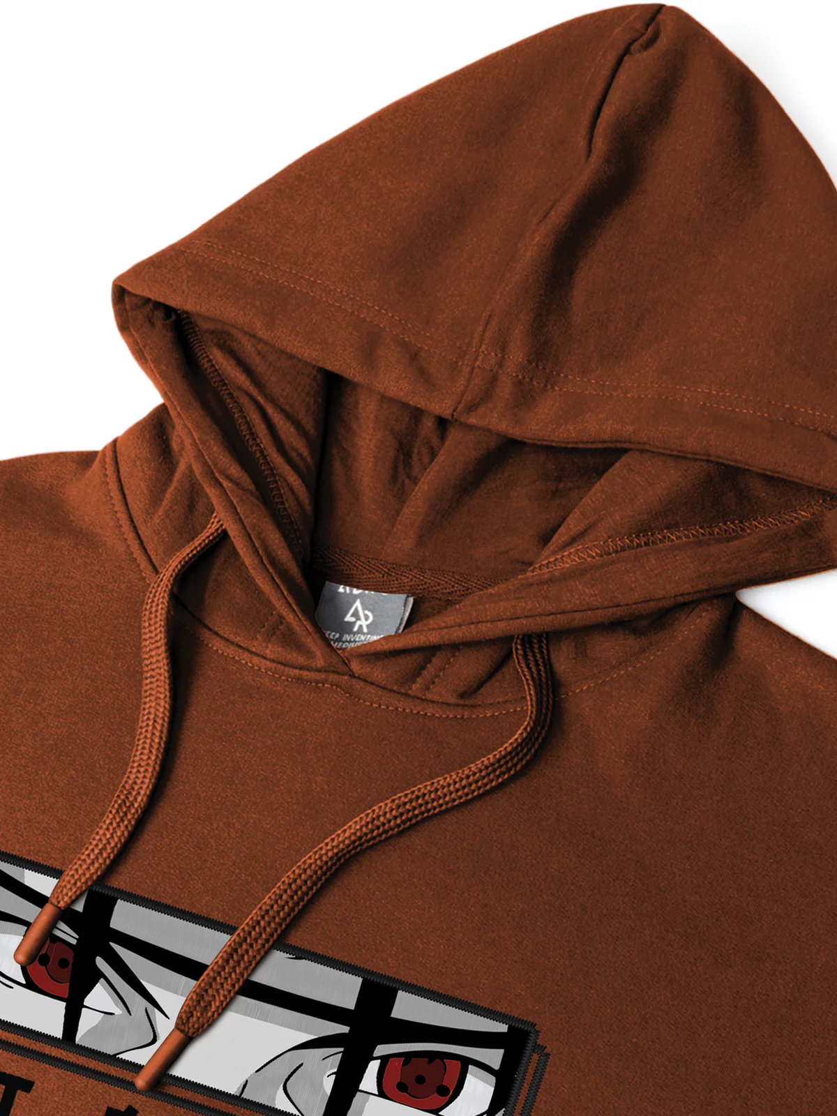 Men Brown Printed Hoodie - Image 6