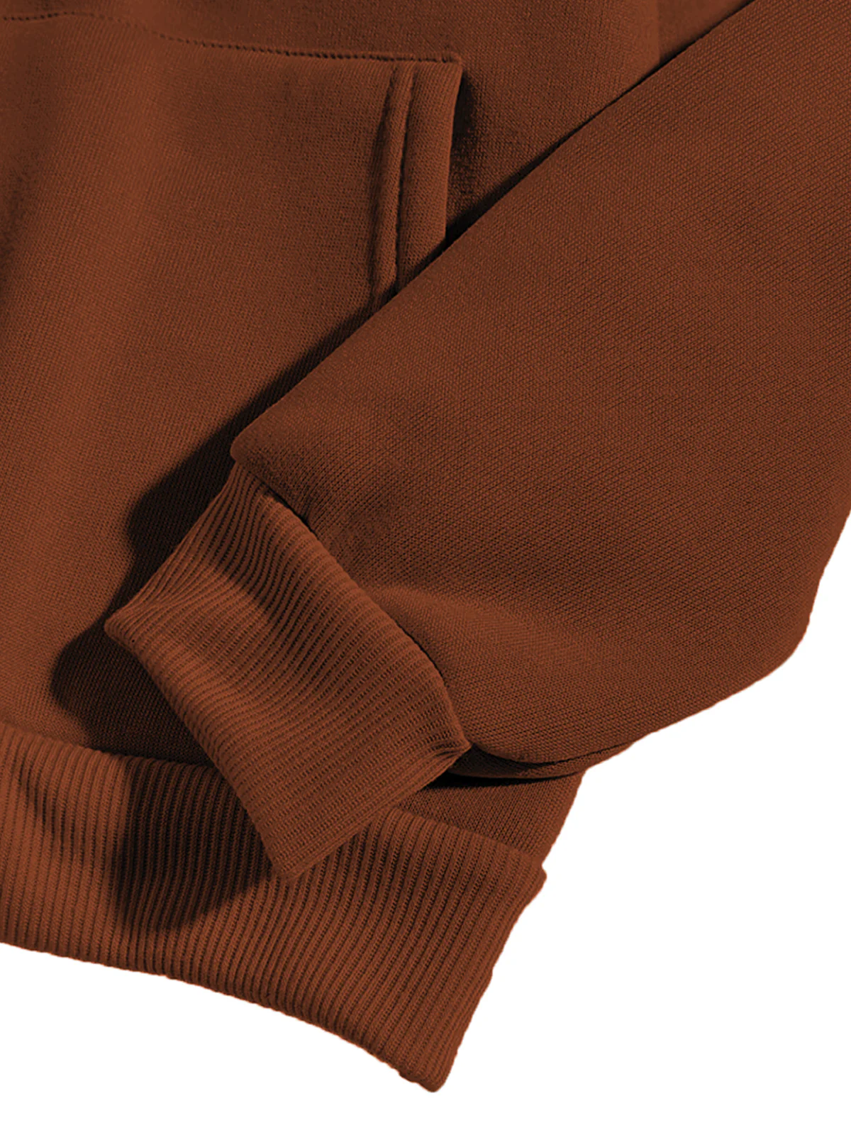 Men Brown Printed Hoodie - Image 7