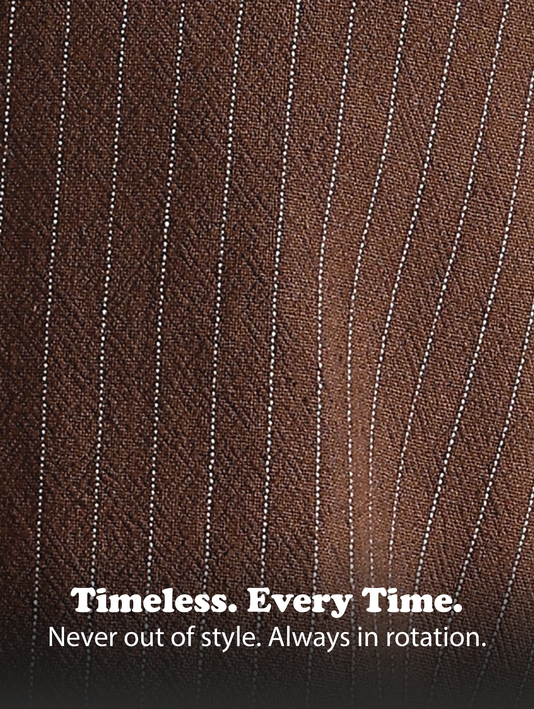 Men Brown Linen Blend Striped Shirt - Image 13