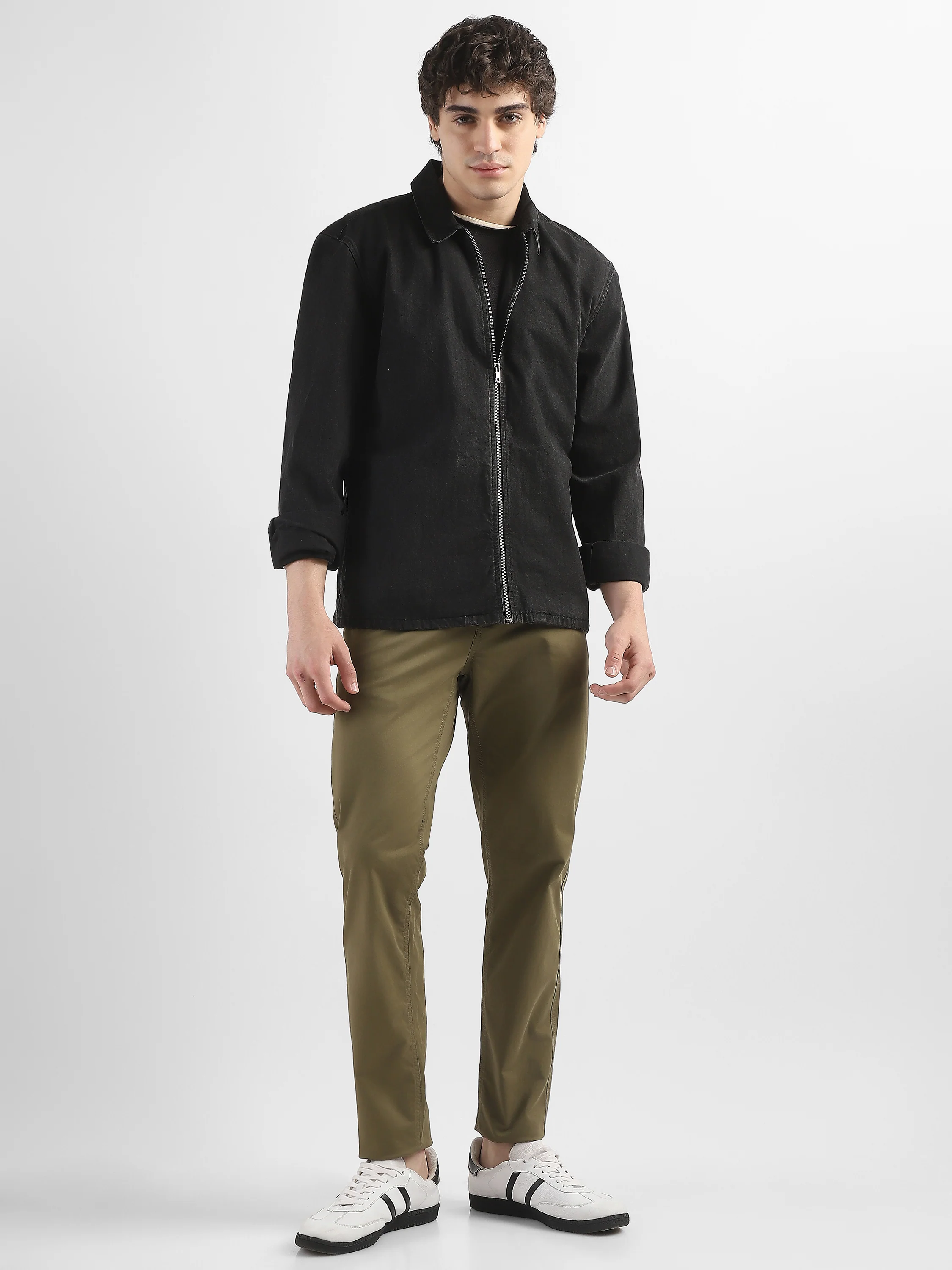 Men Brown Mid Rise Regular Fit Trouser - Image 6