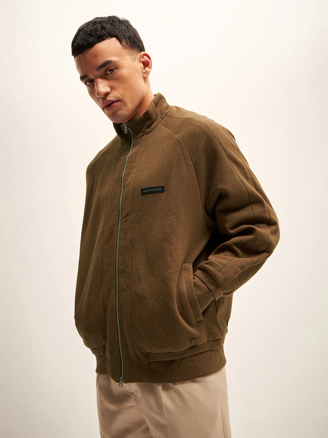 Men Brown Regular Fit Casual Jacket - Image 2