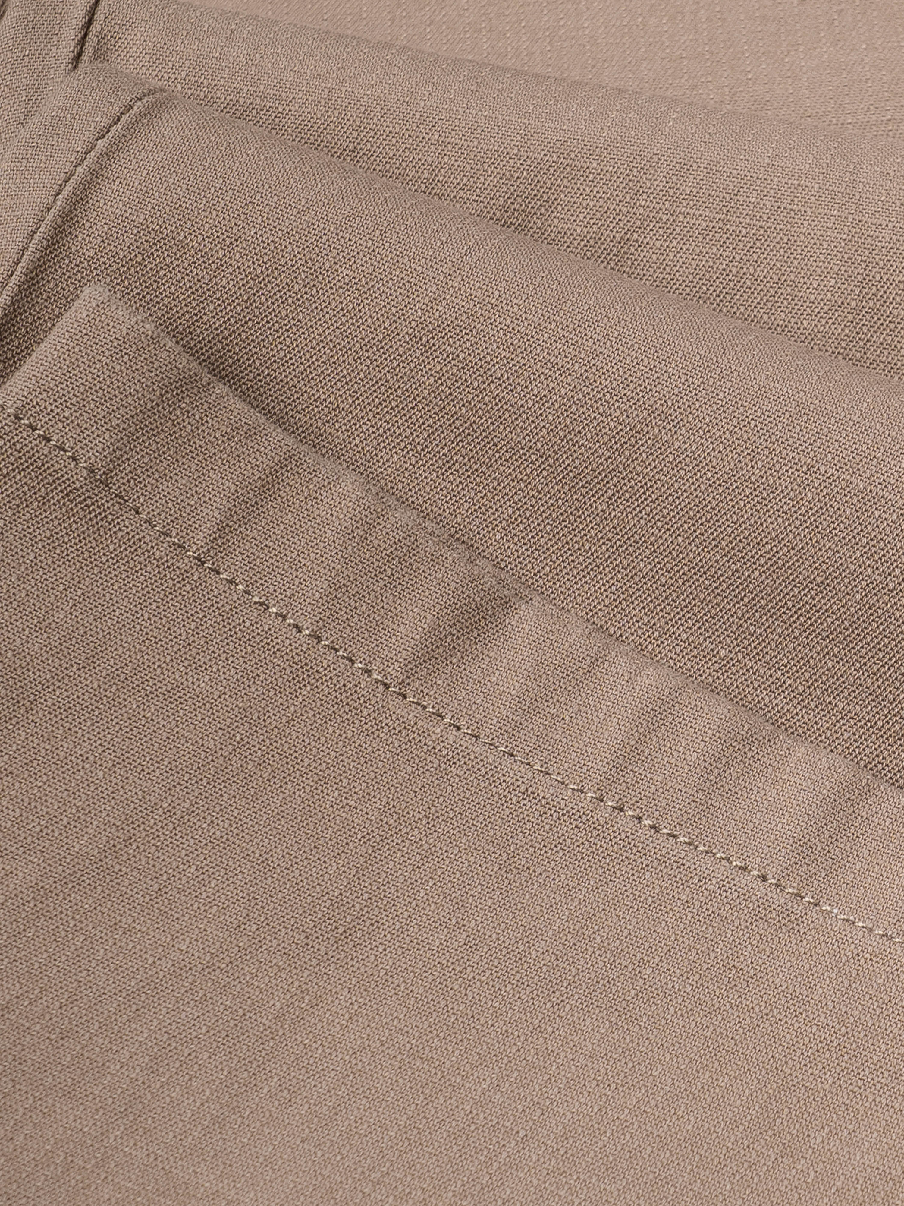 Men Brown Smart Slim Fit Chinos - Image 8