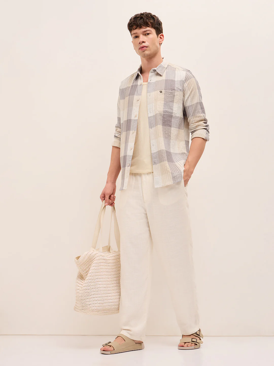 Men Buffalo Checks Casual Shirt - Image 4
