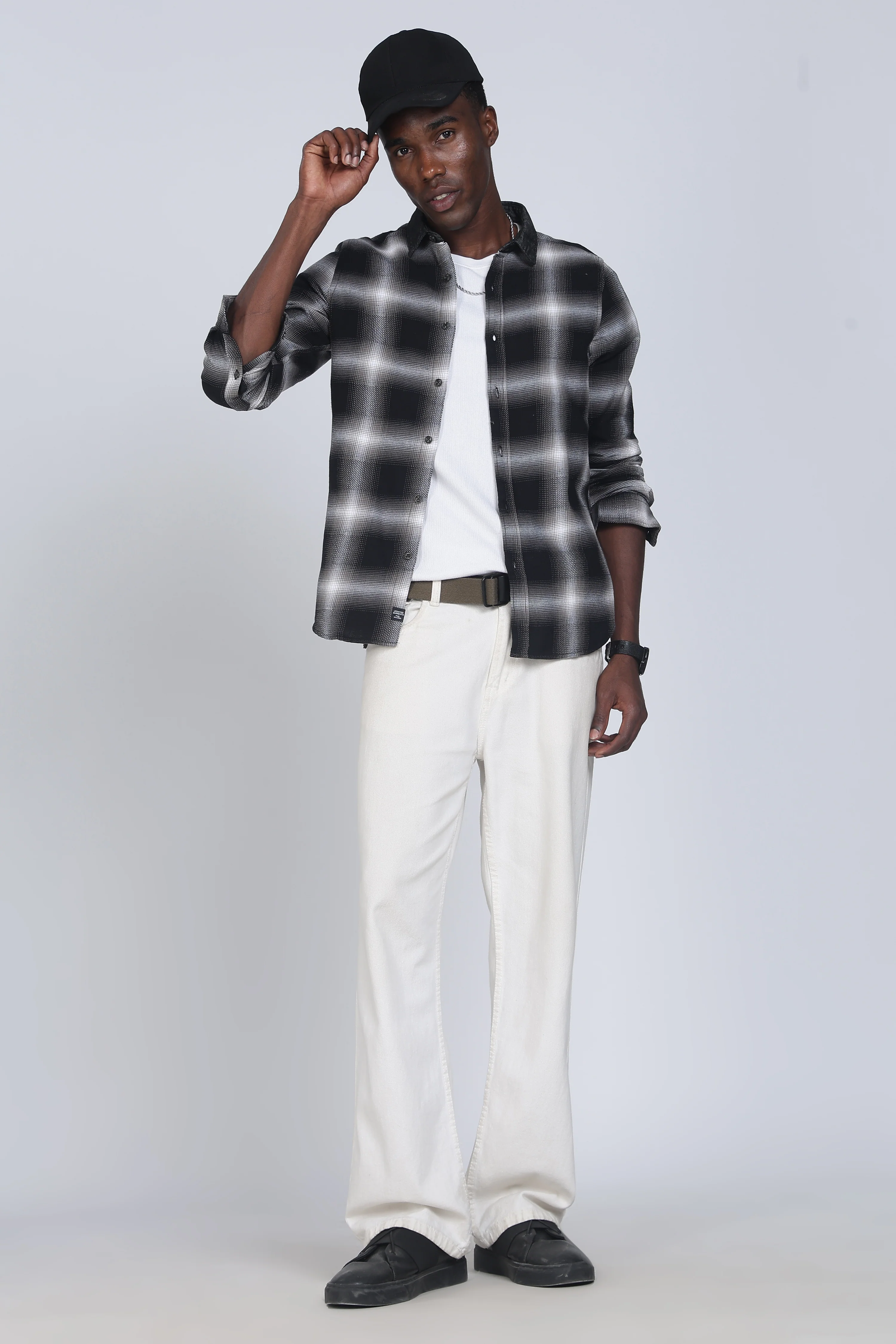 Men Buffer Dobby Check Shirt - Image 10