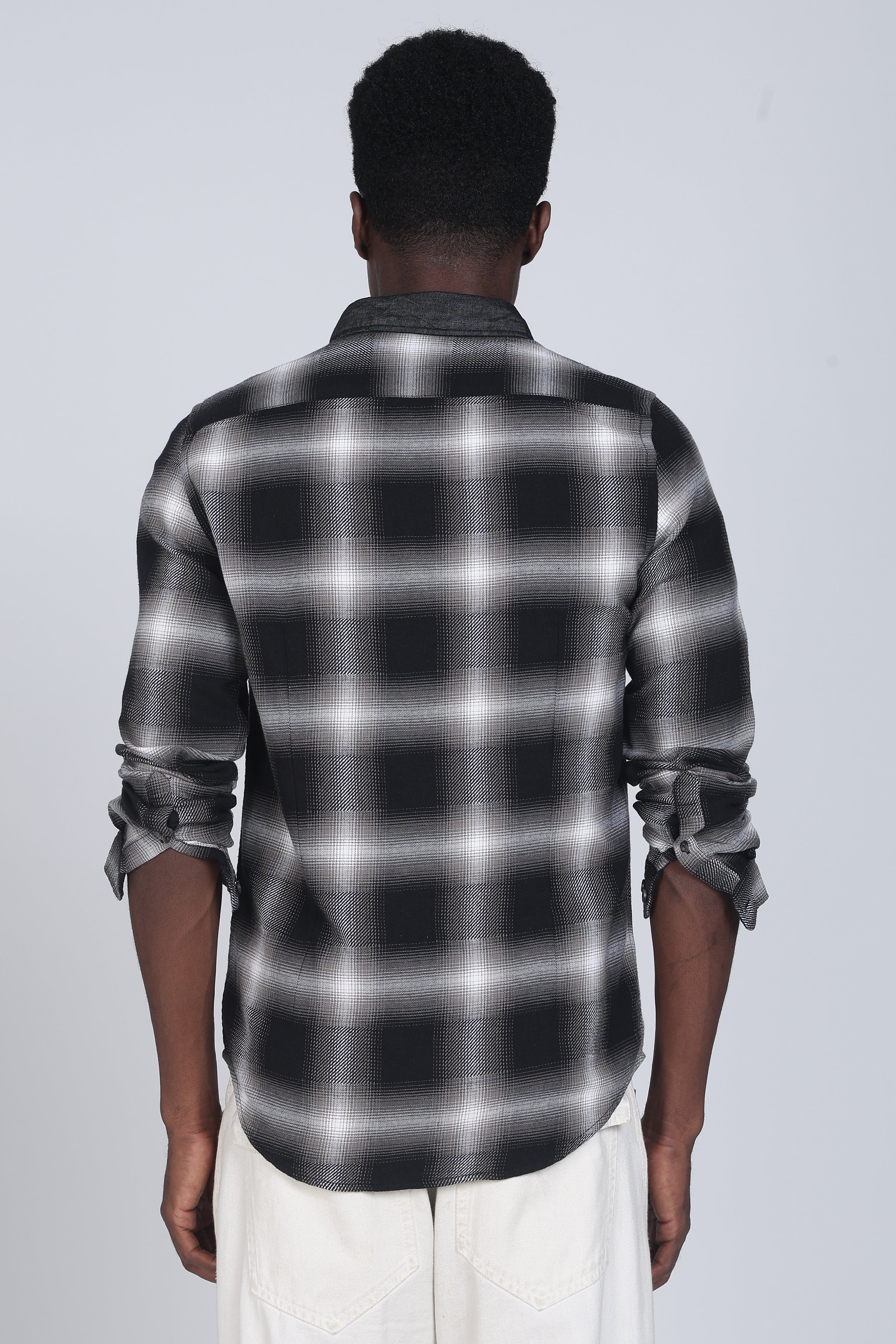 Men Buffer Dobby Check Shirt - Image 2