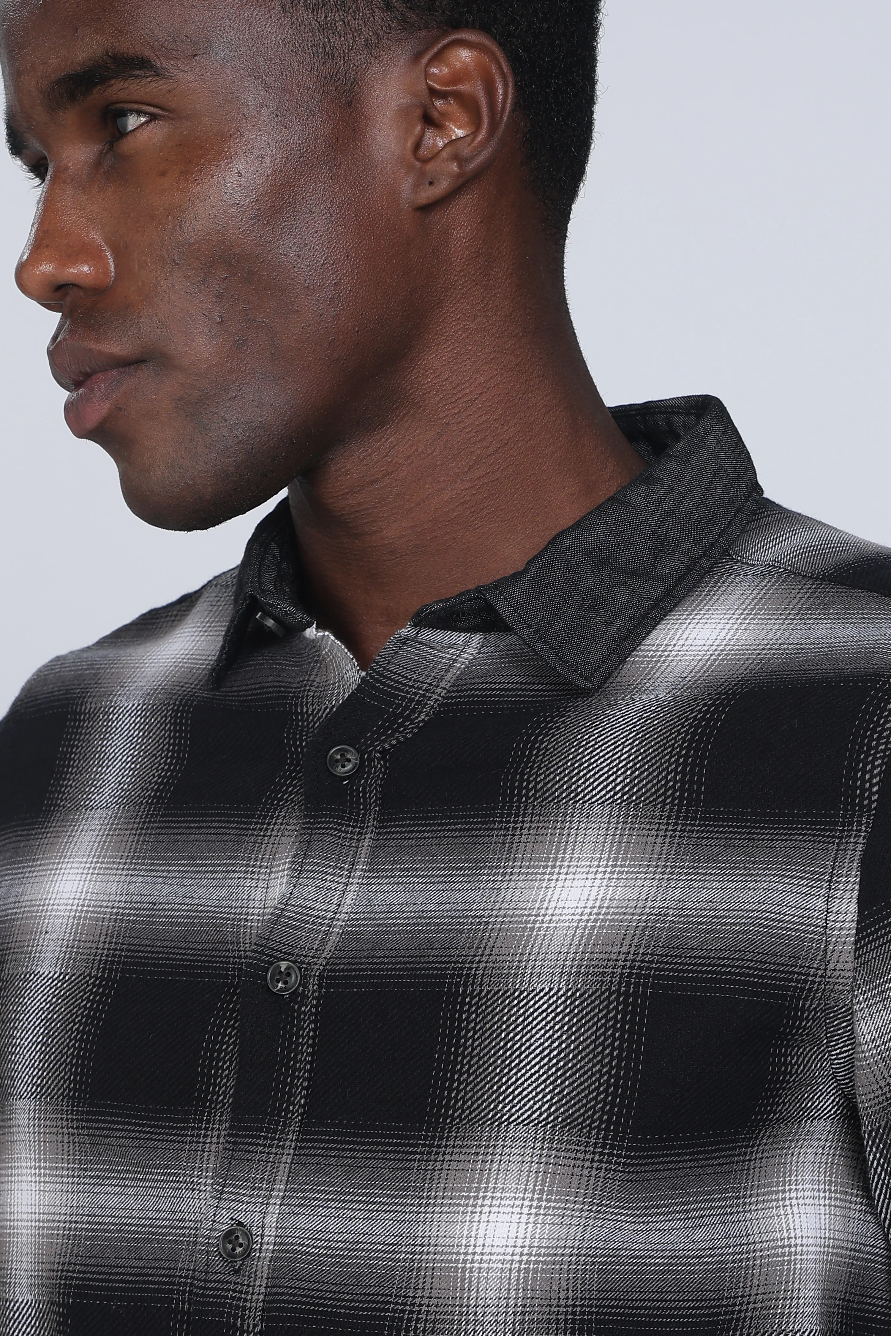 Men Buffer Dobby Check Shirt - Image 9